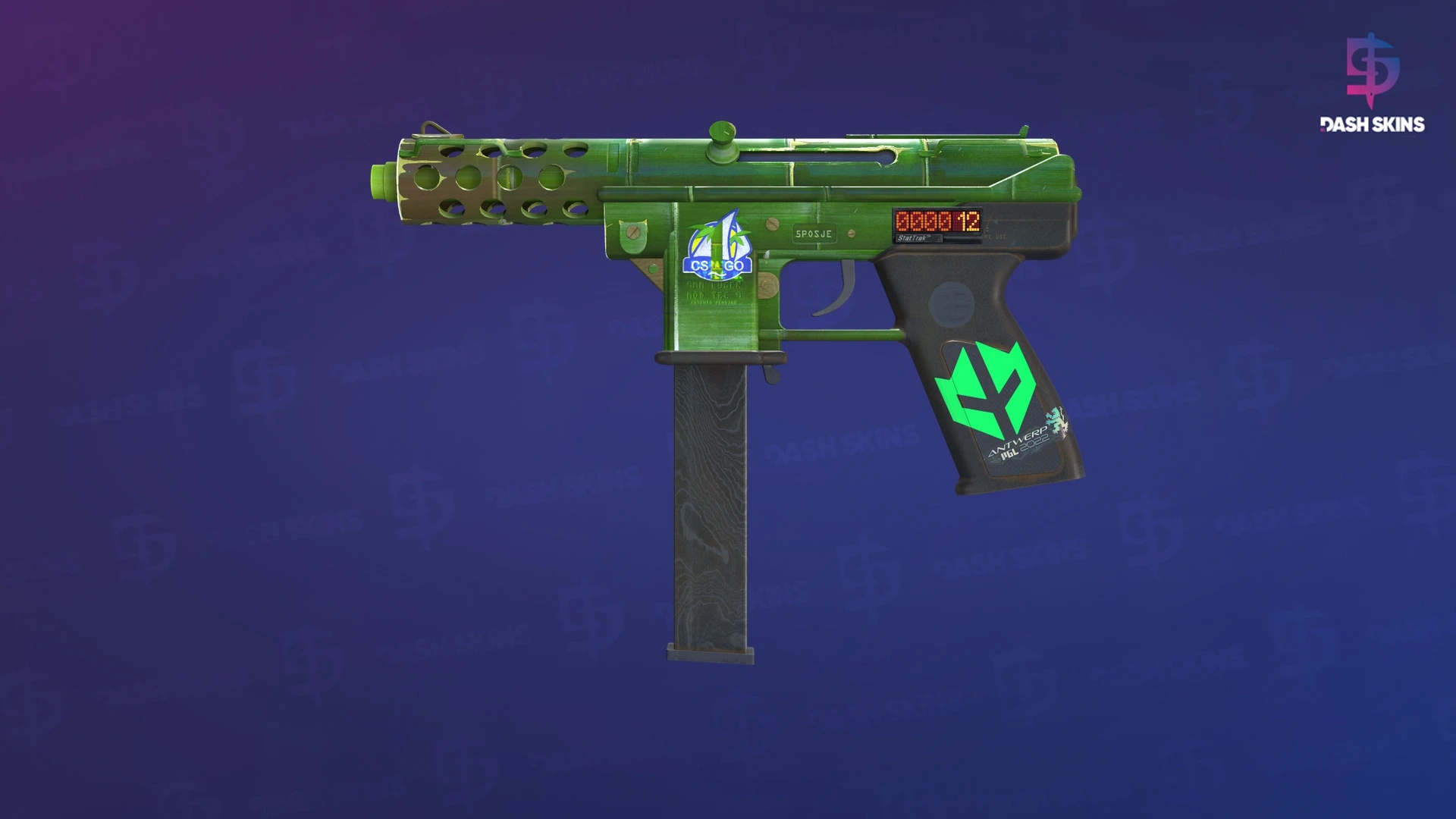 StatTrak™ Tec-9 | Bamboozle (Field-Tested) Screenshot Playside