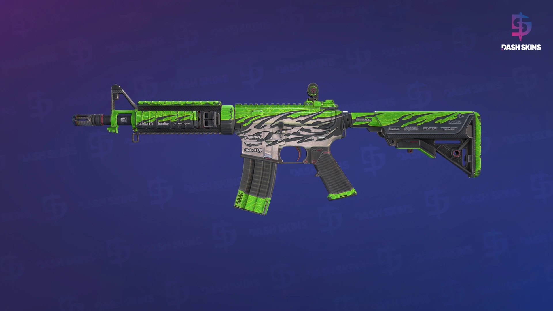 M4A4 | Full Throttle (Battle-Scarred) Screenshot Playside