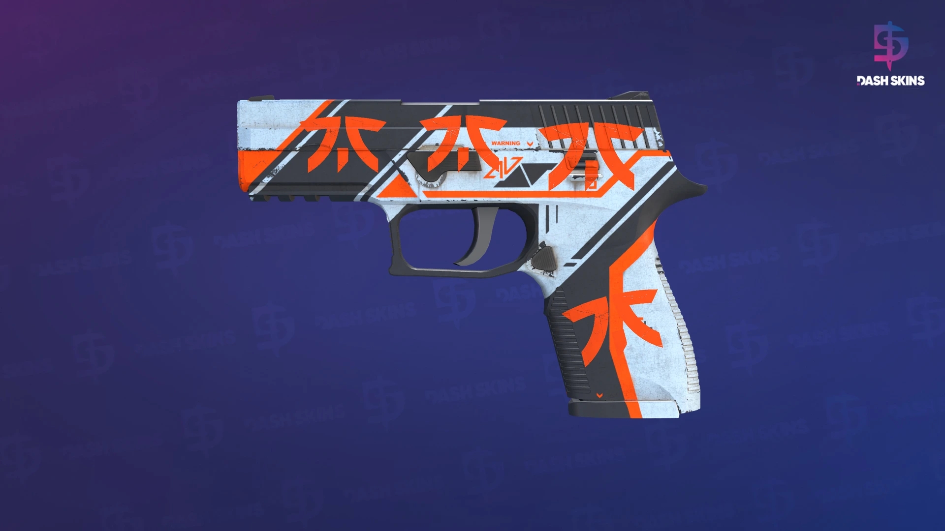 P250 | Asiimov (Well-Worn) Screenshot Playside