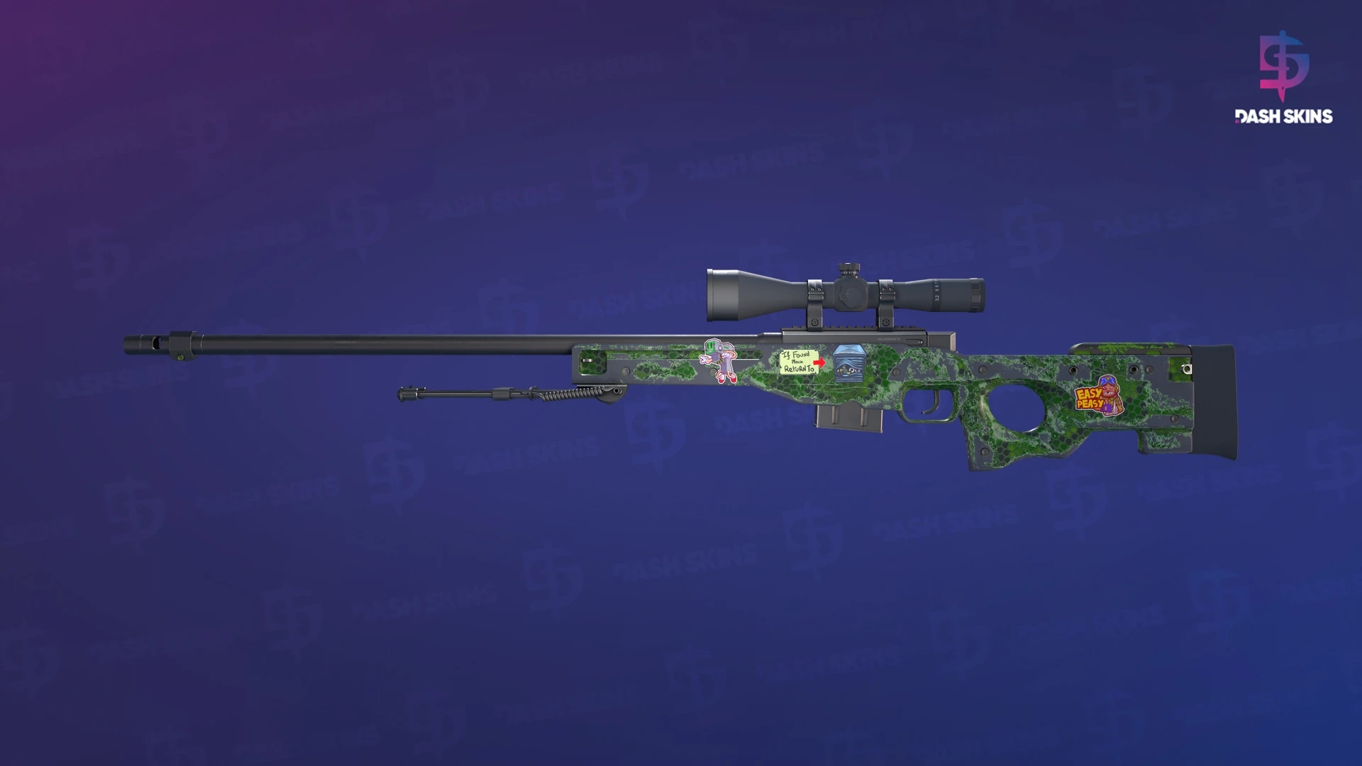 AWP | Pit Viper (Well-Worn) Screenshot Playside