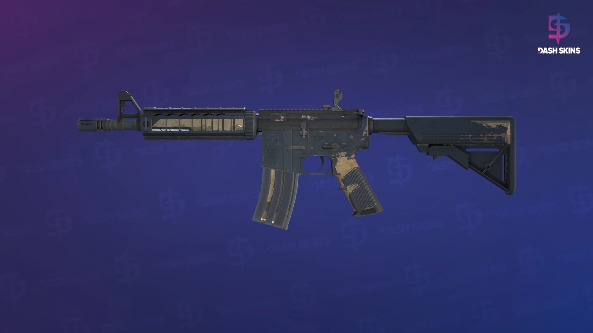 M4A4 | Desert-Strike (Battle-Scarred) Screenshot Playside