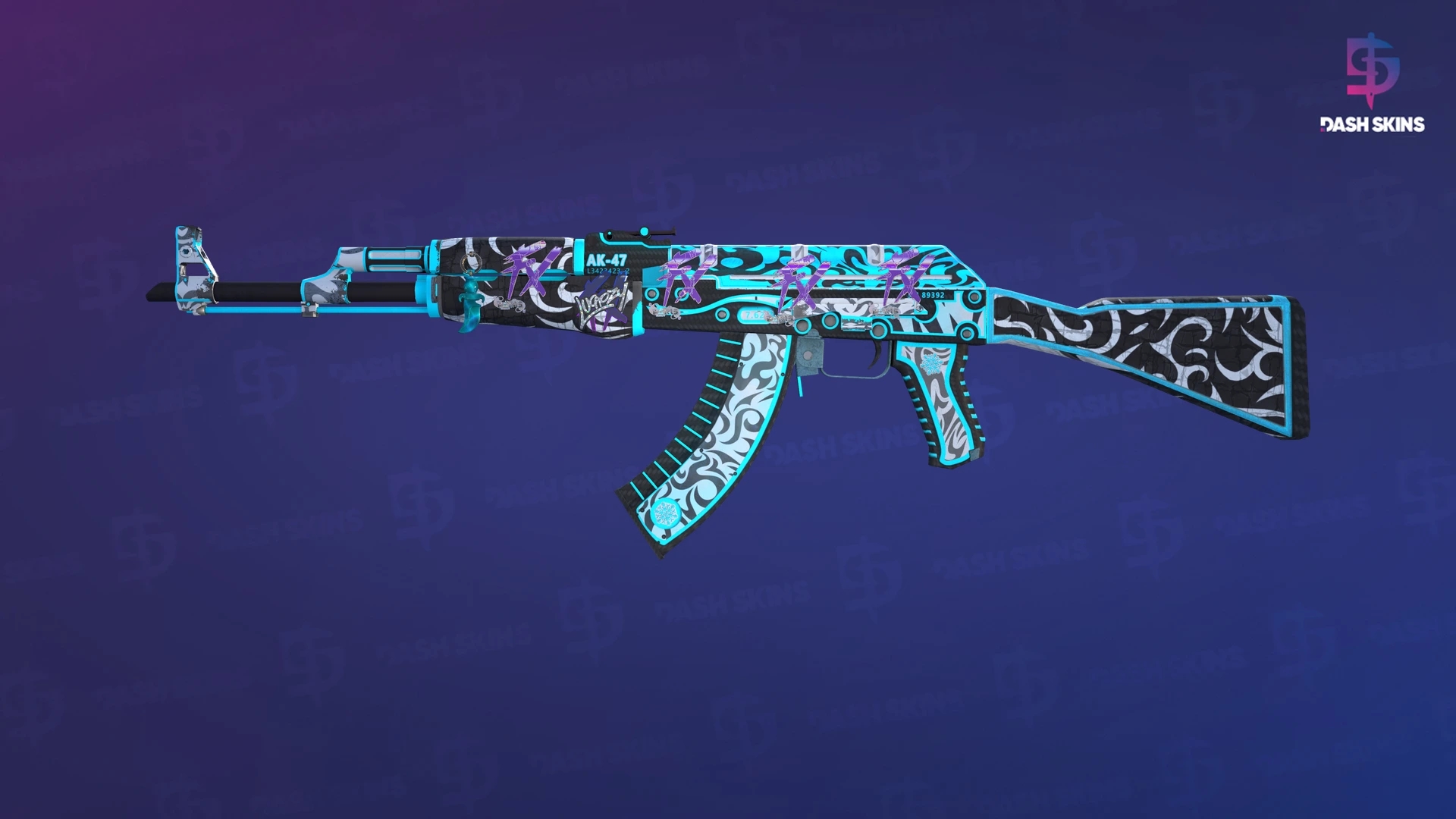 AK-47 | Frontside Misty (Minimal Wear) Screenshot Playside