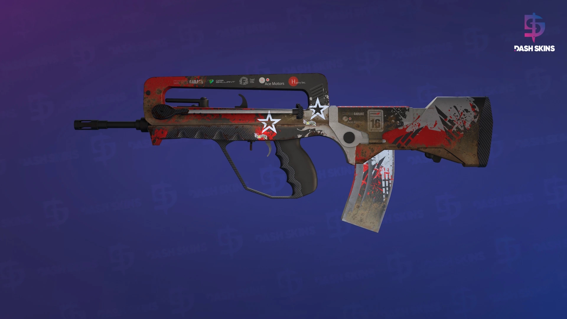FAMAS | Roll Cage (Well-Worn) Screenshot Playside