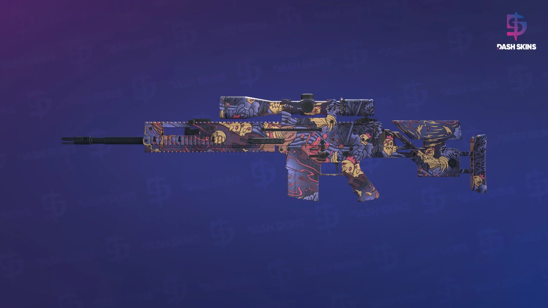 SCAR-20 | Poultrygeist (Factory New) Screenshot Playside