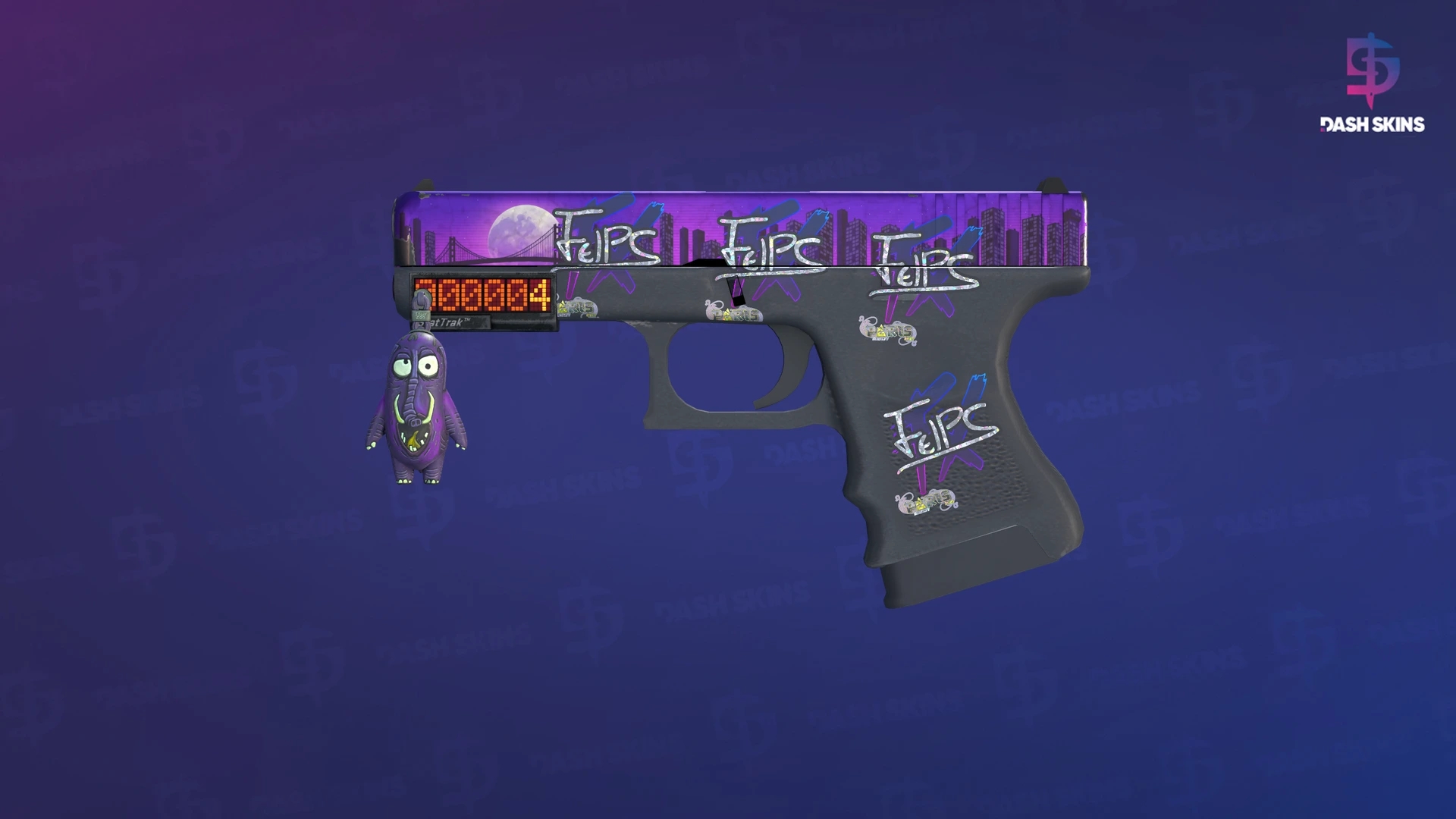 StatTrak™ Glock-18 | Moonrise (Field-Tested) Screenshot Playside