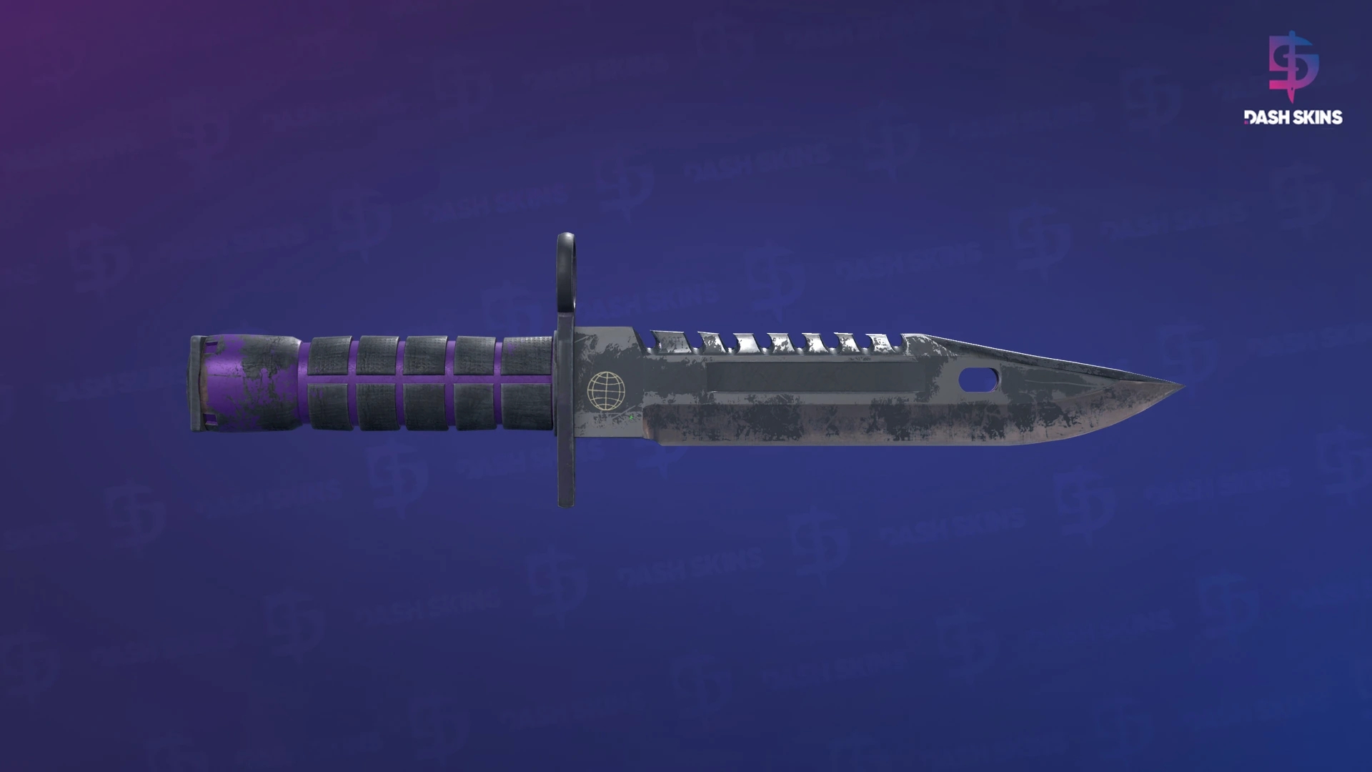 ★ M9 Bayonet | Ultraviolet (Battle-Scarred) Screenshot Playside