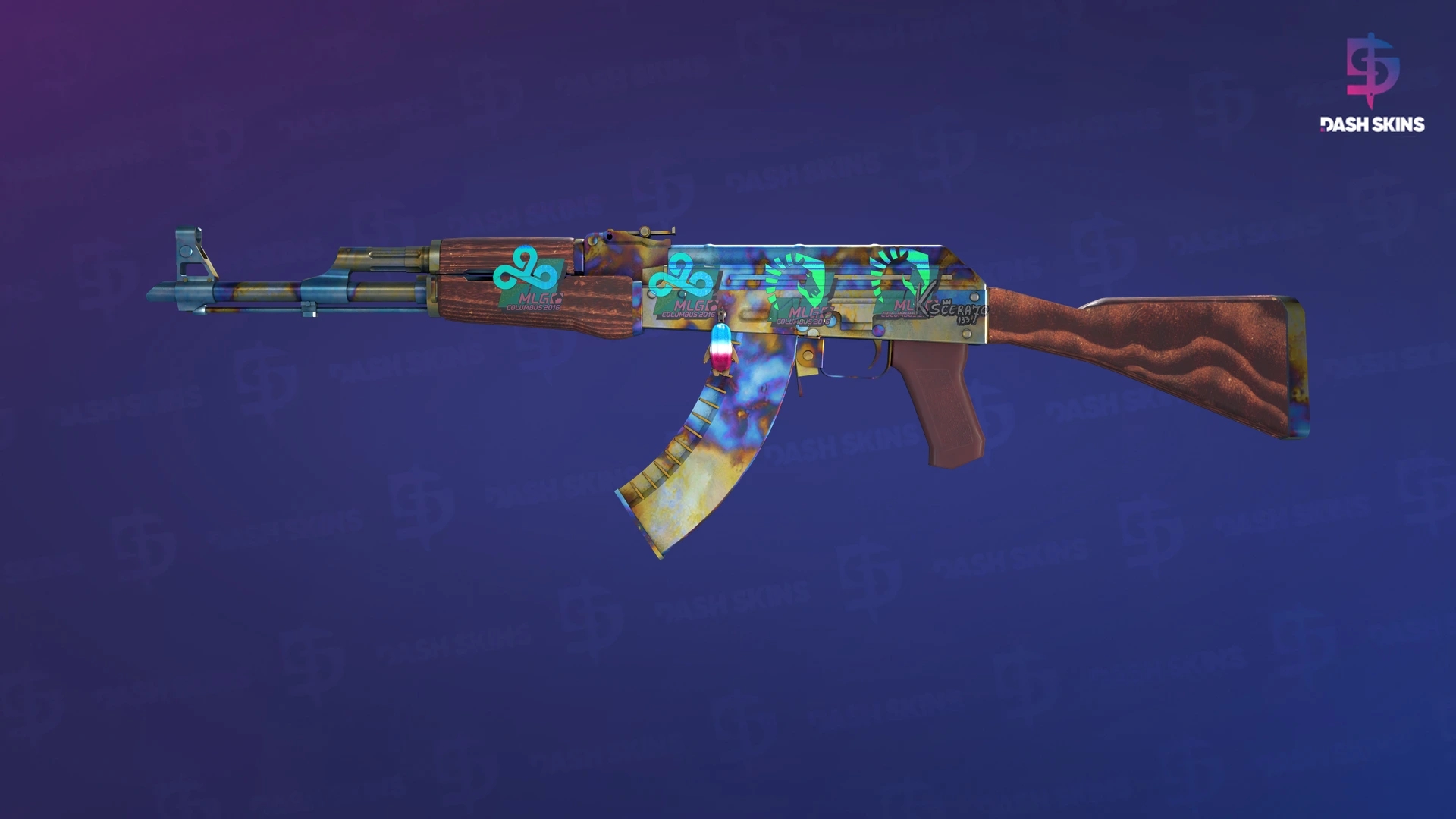 AK-47 | Case Hardened (Minimal Wear) Screenshot Playside