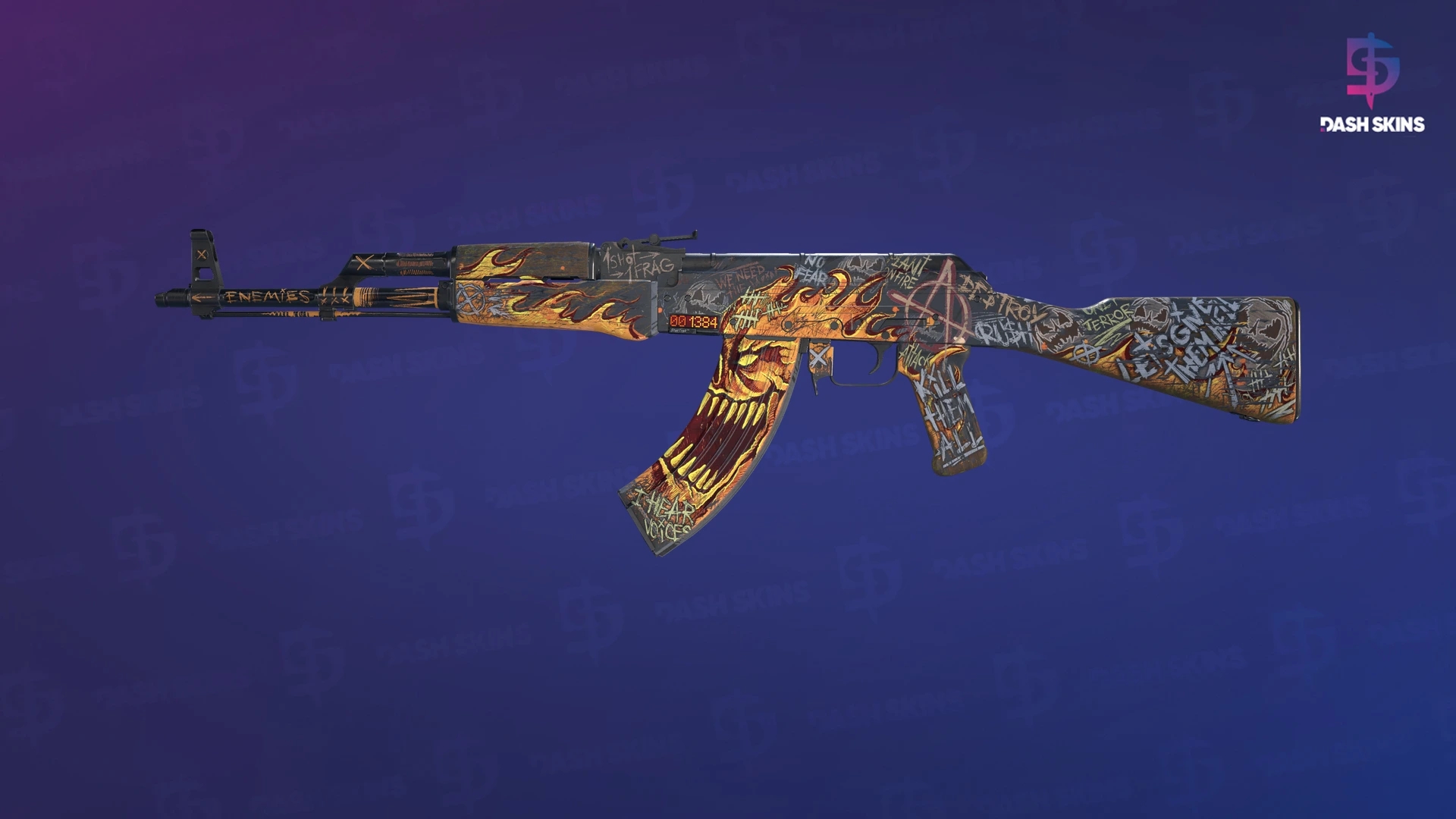 StatTrak™ AK-47 | Searing Rage (Field-Tested) Screenshot Playside