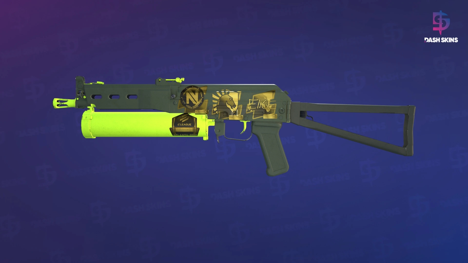 Souvenir PP-Bizon | Chemical Green (Minimal Wear) Screenshot Playside