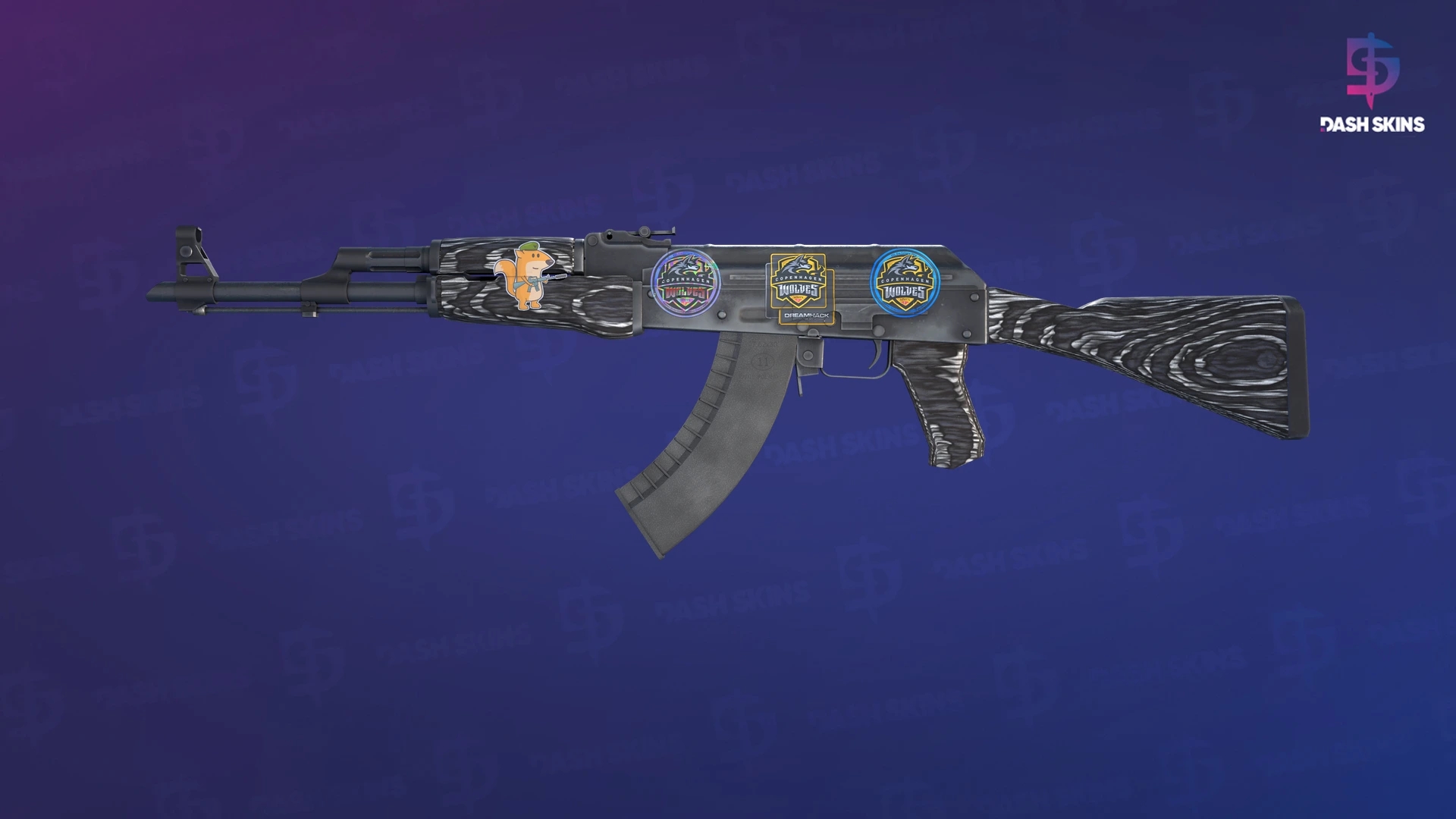 AK-47 | Black Laminate (Field-Tested) Screenshot Playside