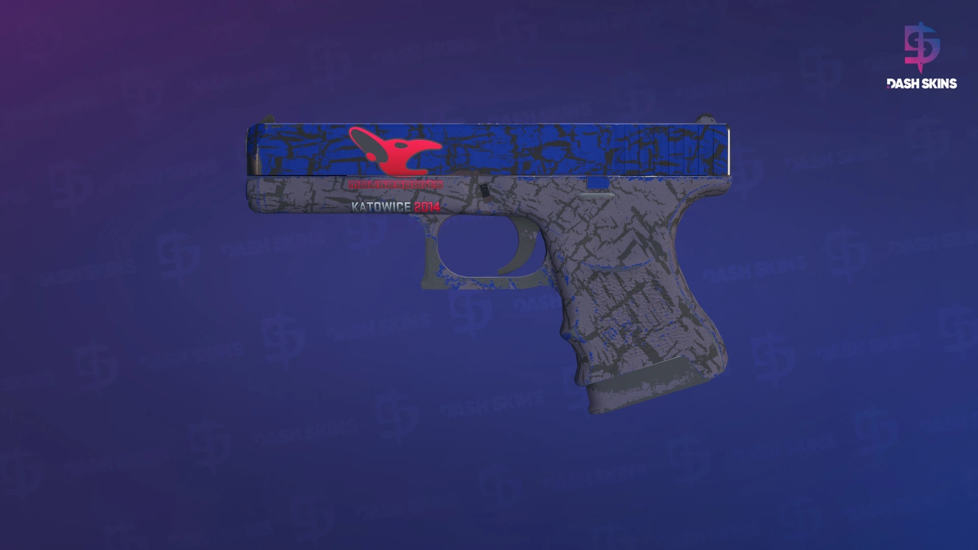 Glock-18 | Blue Fissure (Field-Tested) Screenshot Playside