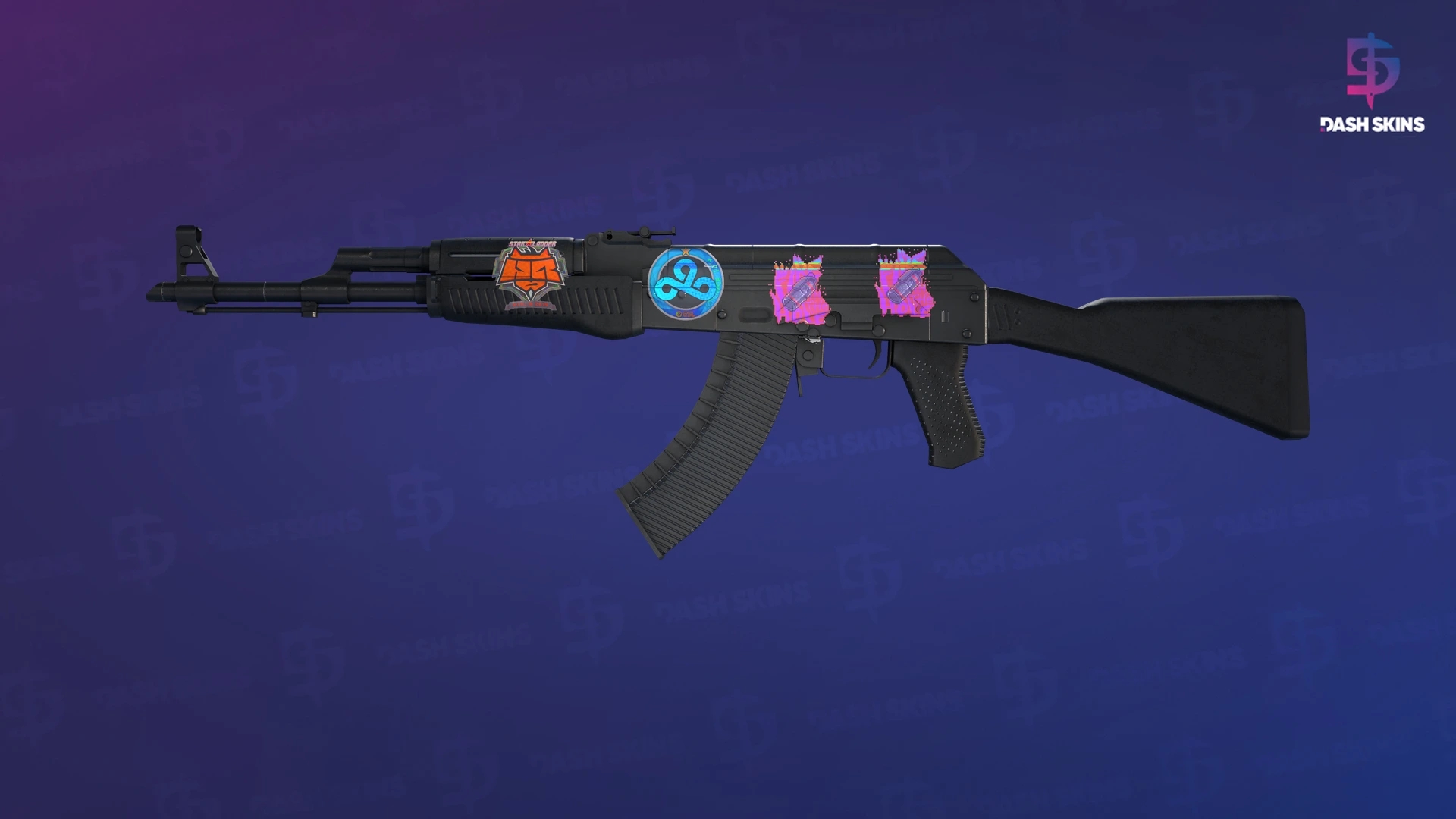 AK-47 | Slate (Well-Worn) Screenshot Playside