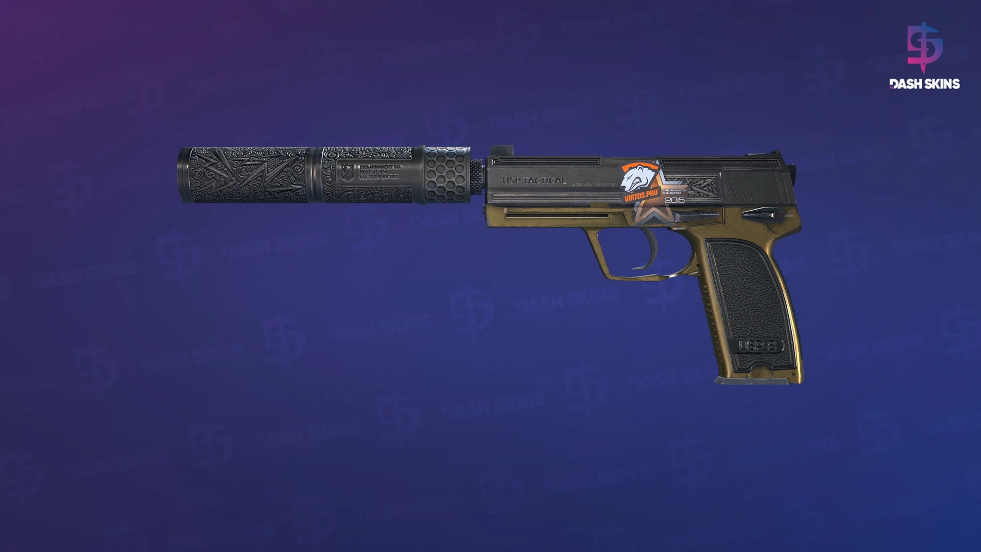 USP-S | Lead Conduit (Well-Worn) Screenshot Playside