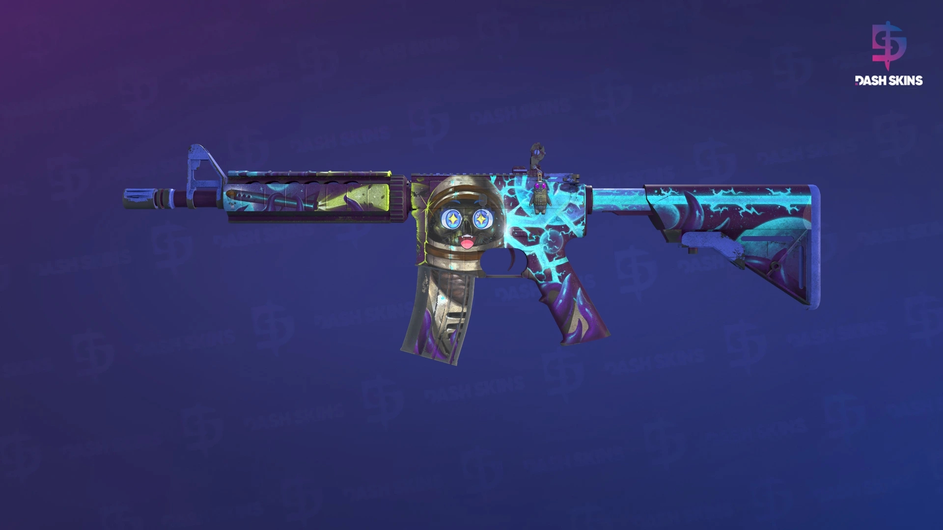 M4A4 | Desolate Space (Battle-Scarred) Screenshot Playside