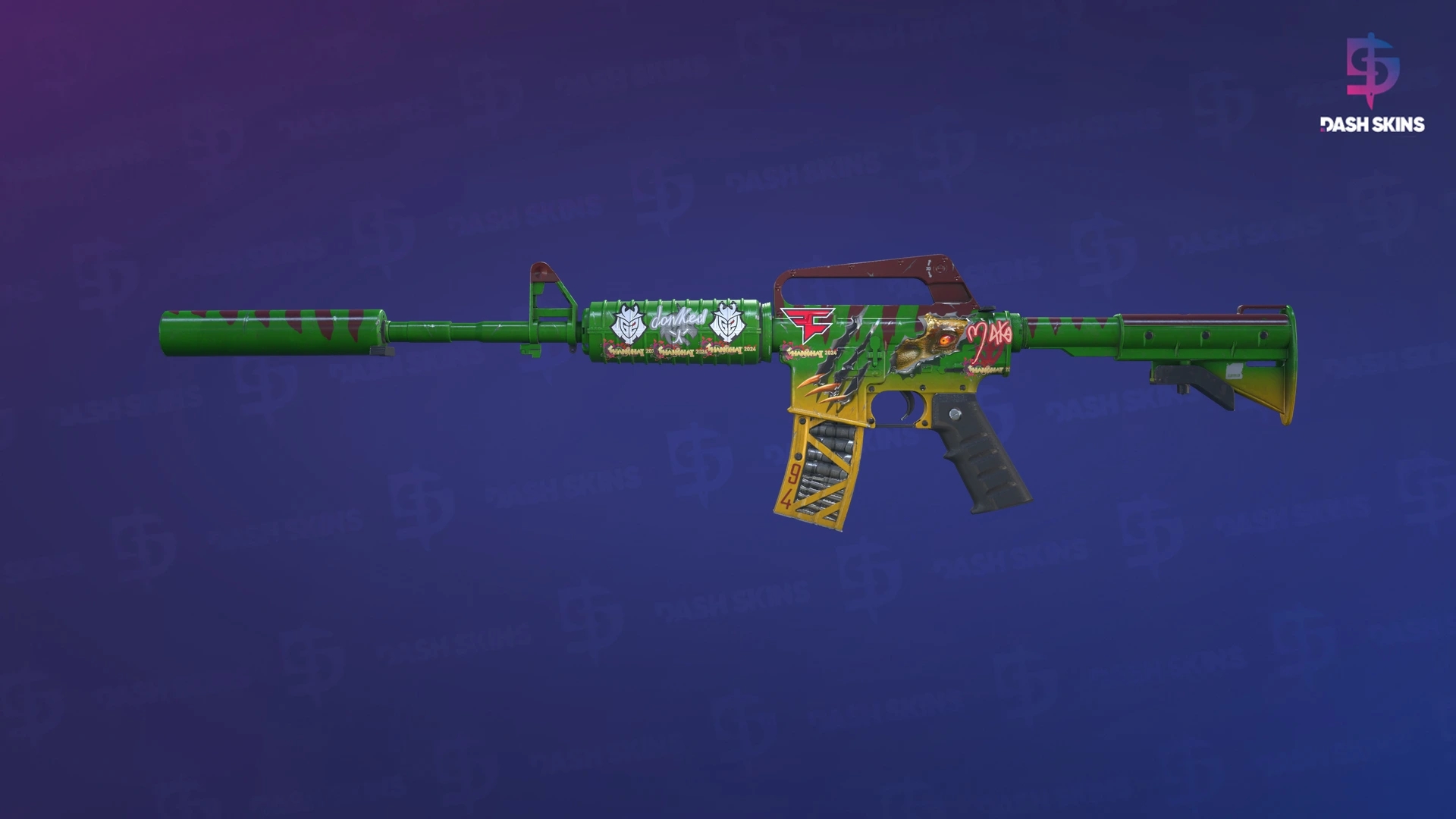 M4A1-S | Emphorosaur-S (Minimal Wear) Screenshot Playside