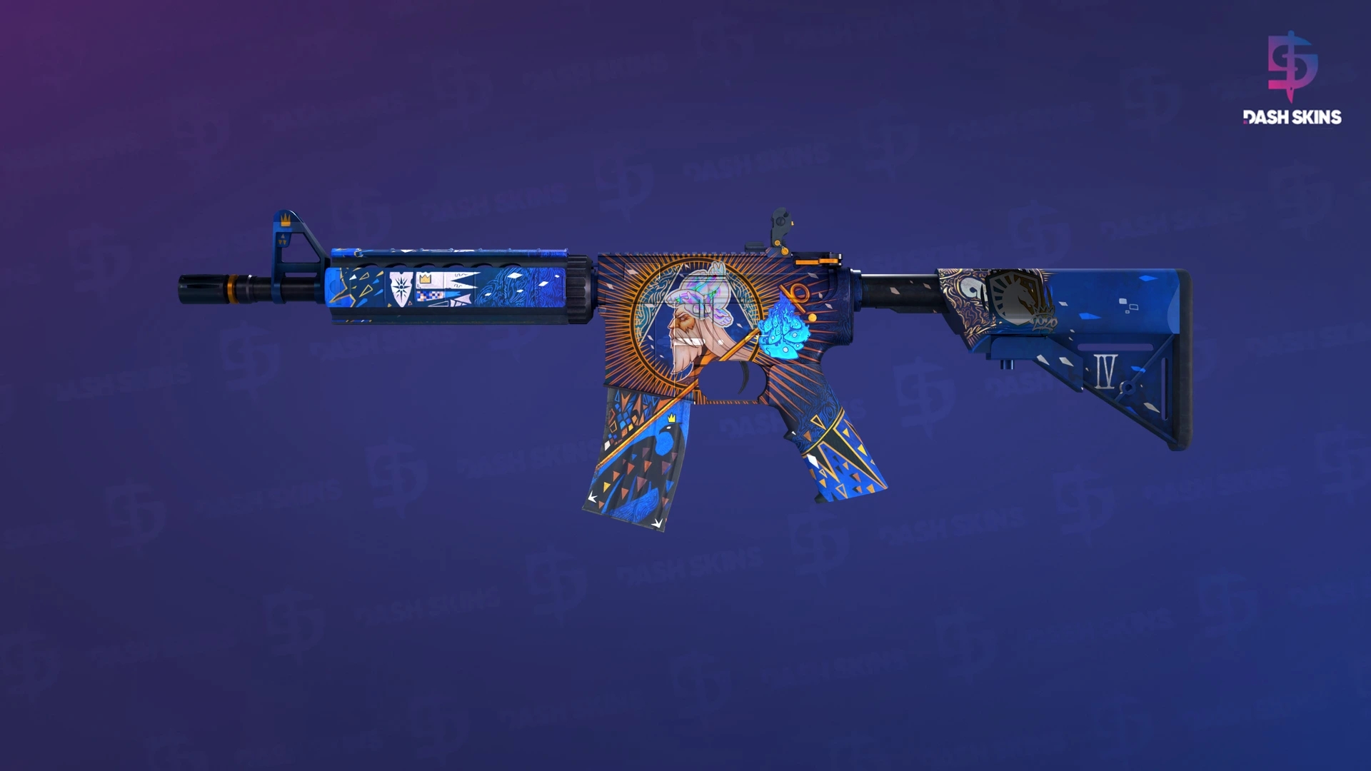 M4A4 | The Emperor (Minimal Wear) Screenshot Playside