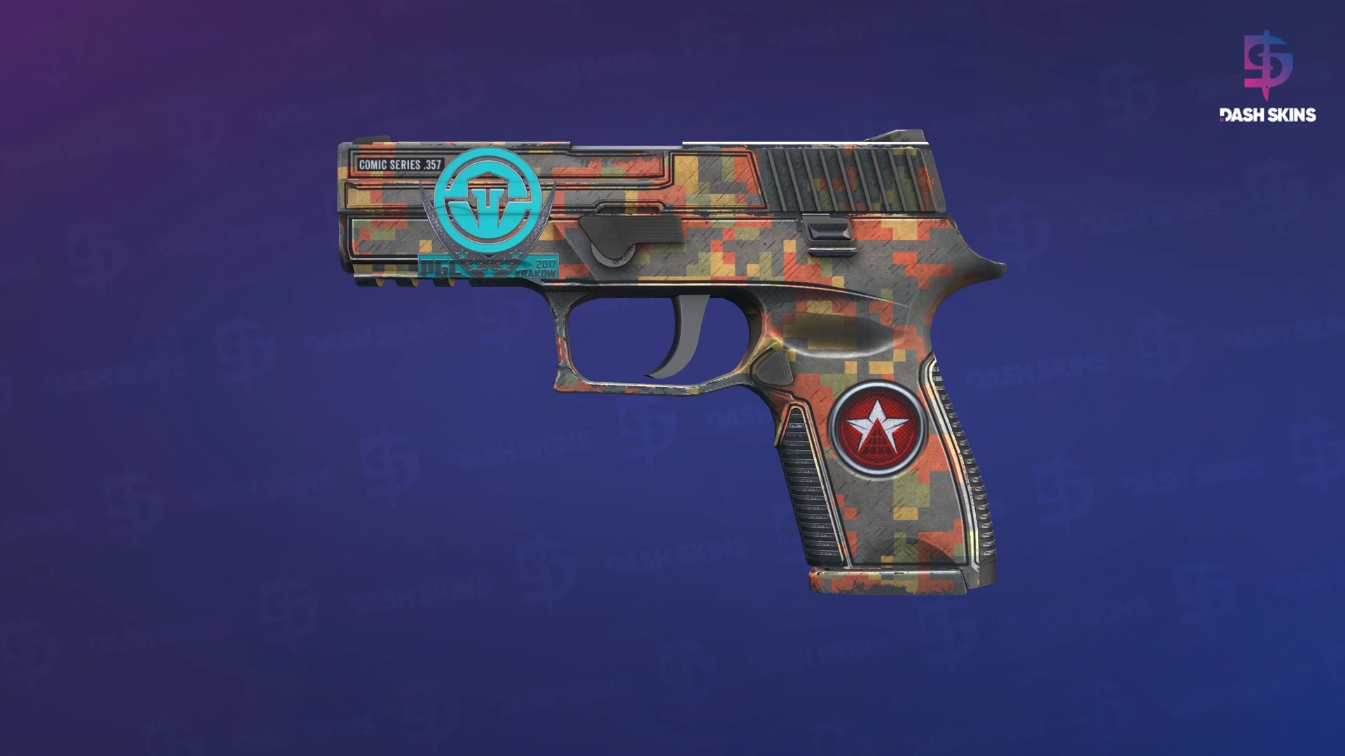 P250 | Red Rock (Well-Worn) Screenshot Playside