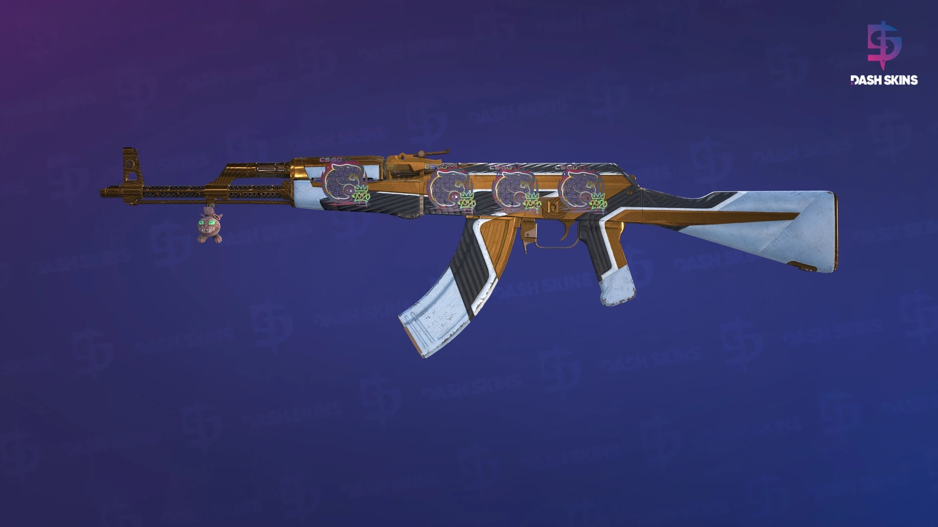 AK-47 | The Oligarch (Well-Worn) Screenshot Playside