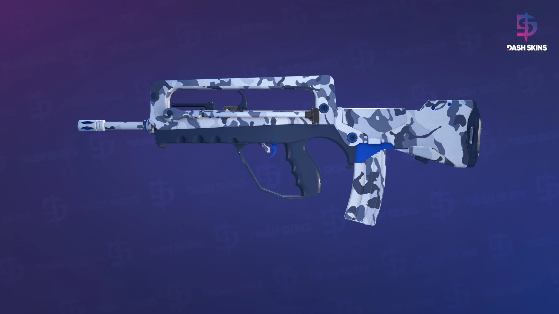 FAMAS | Yeti Camo (Factory New) Screenshot Playside