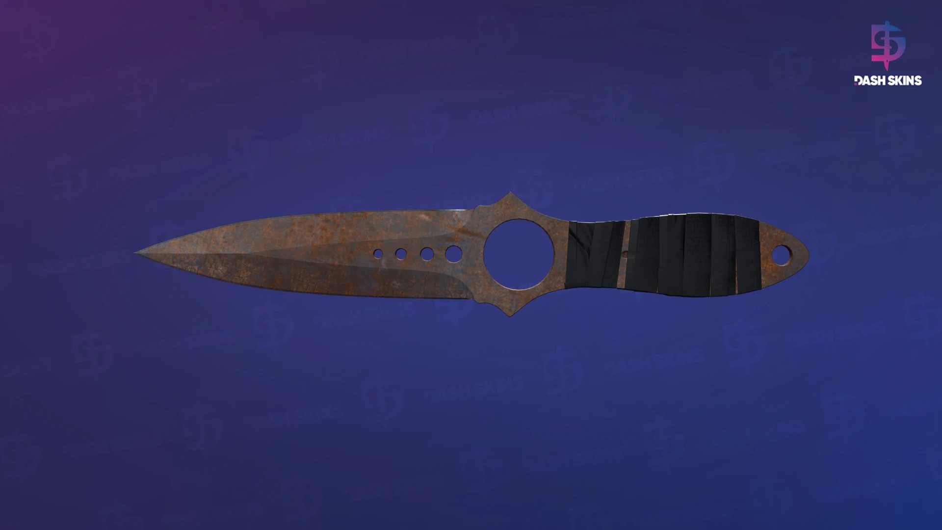 ★ Skeleton Knife | Rust Coat (Battle-Scarred) Screenshot Playside