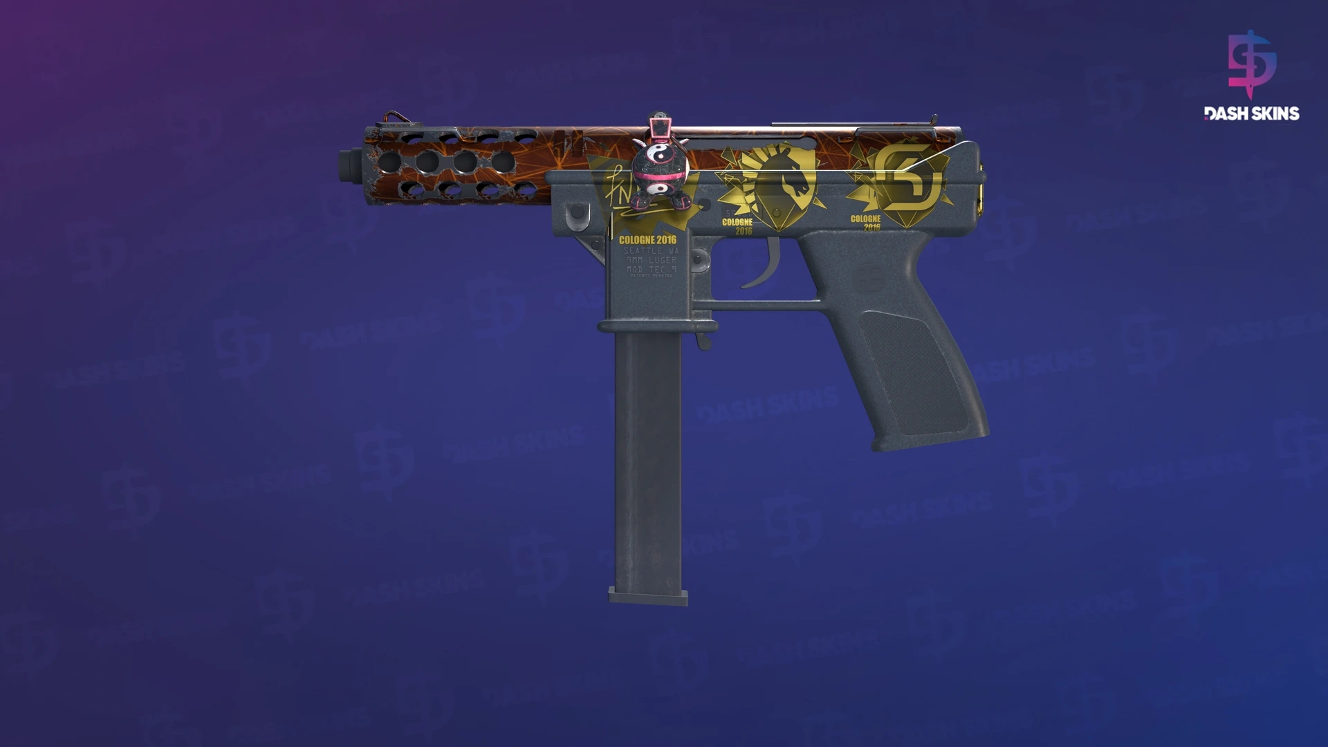 Souvenir Tec-9 | Red Quartz (Field-Tested) Screenshot Playside