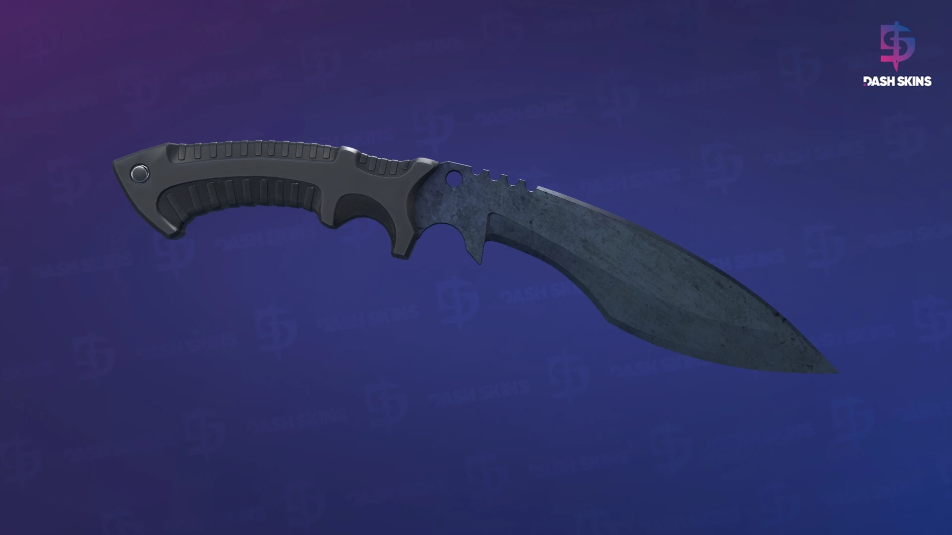 ★ Kukri Knife | Blue Steel (Well-Worn) Screenshot Playside