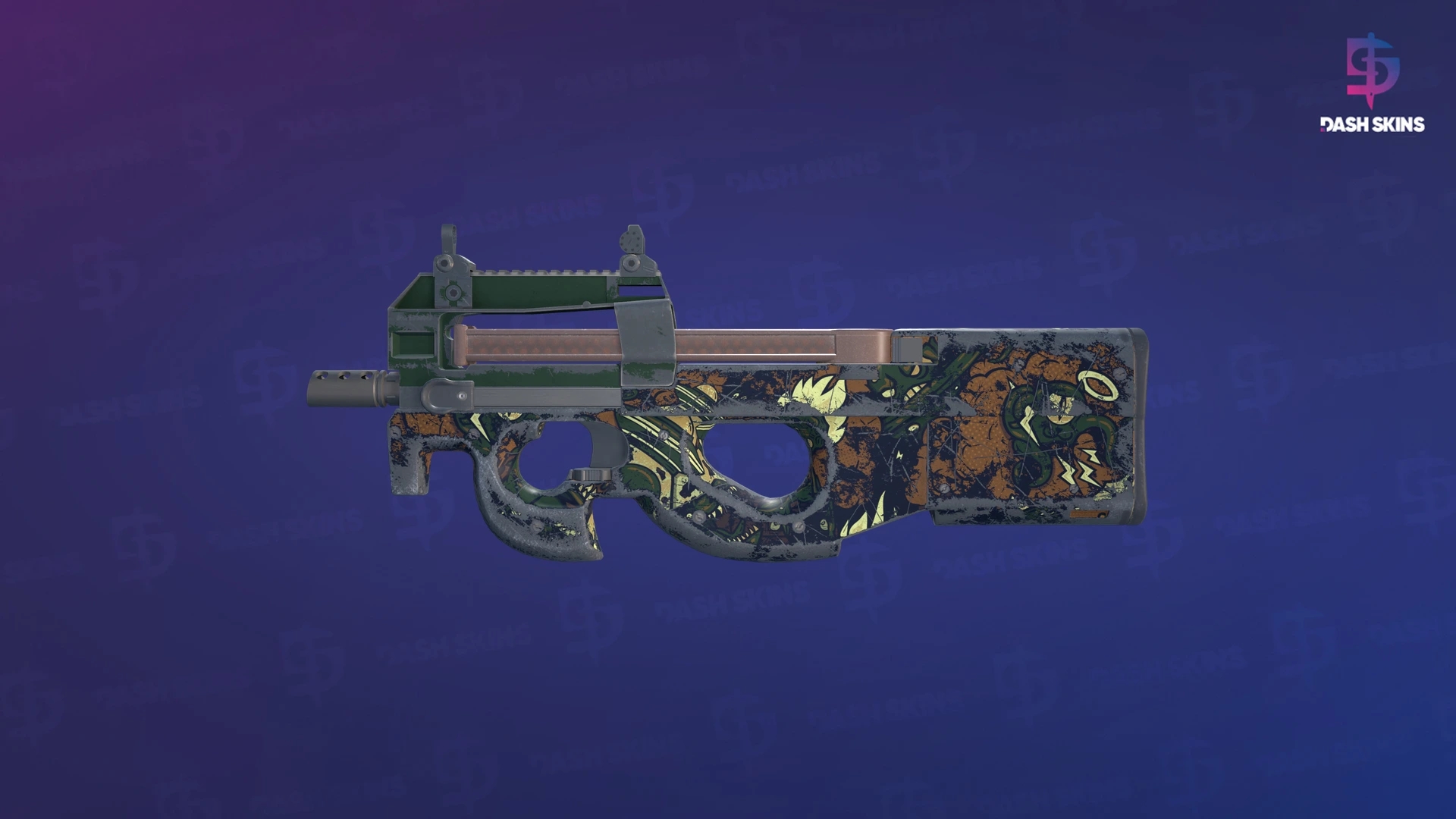 P90 | Cocoa Rampage (Well-Worn) Screenshot Playside