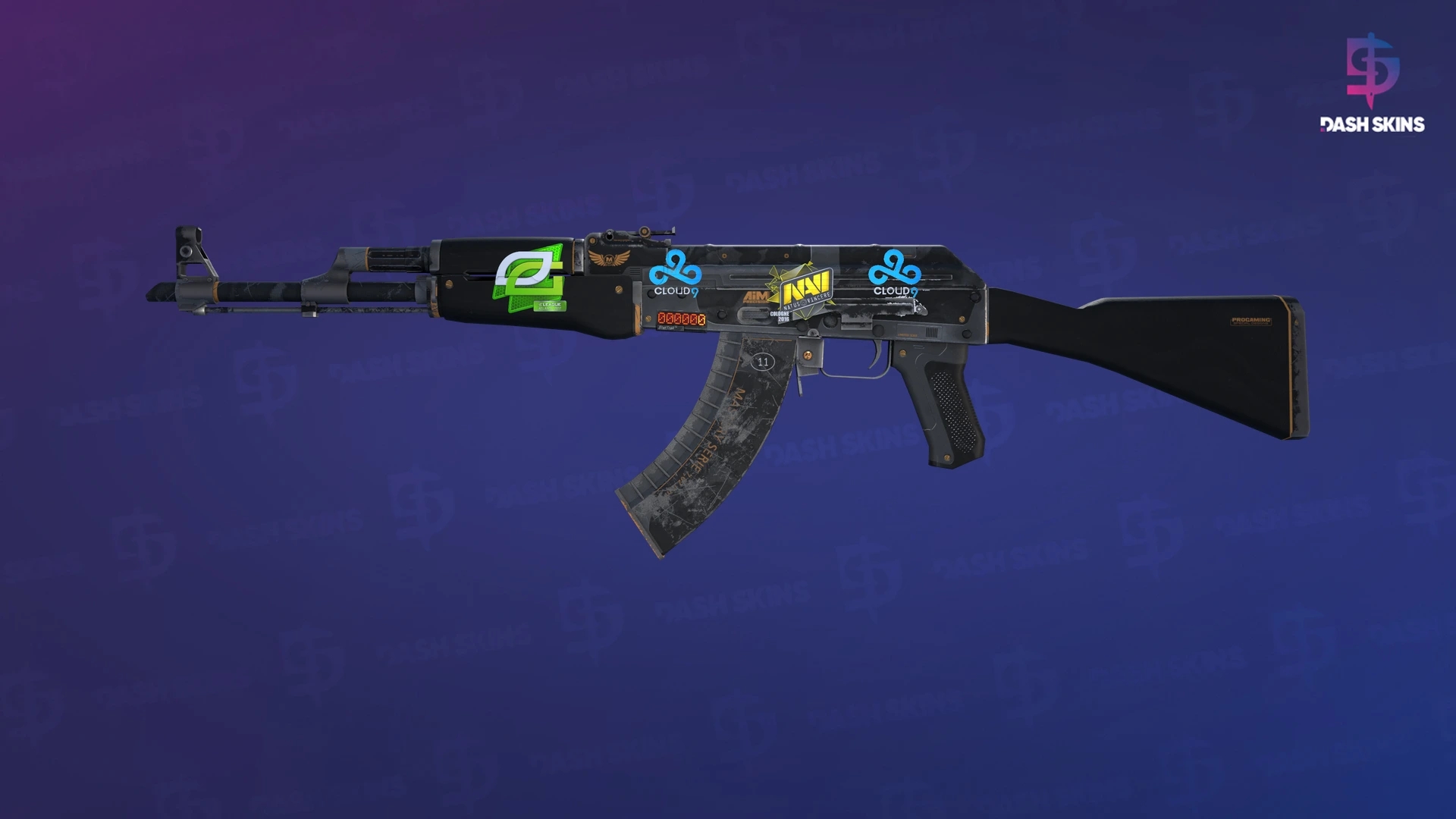 StatTrak™ AK-47 | Elite Build (Well-Worn) Screenshot Playside