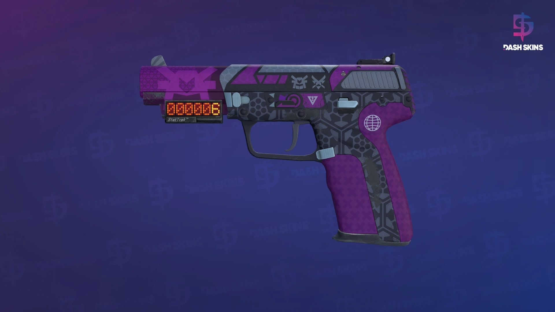 StatTrak™ Five-SeveN | Violent Daimyo (Minimal Wear) Screenshot Playside