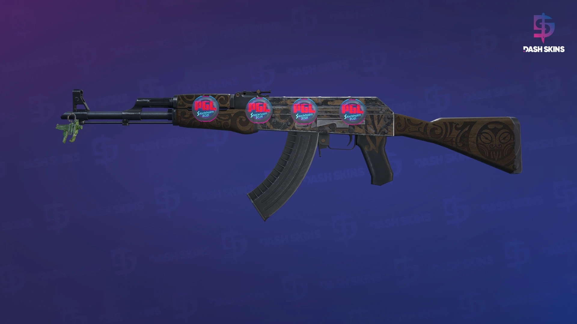 AK-47 | Uncharted (Battle-Scarred) Screenshot Playside