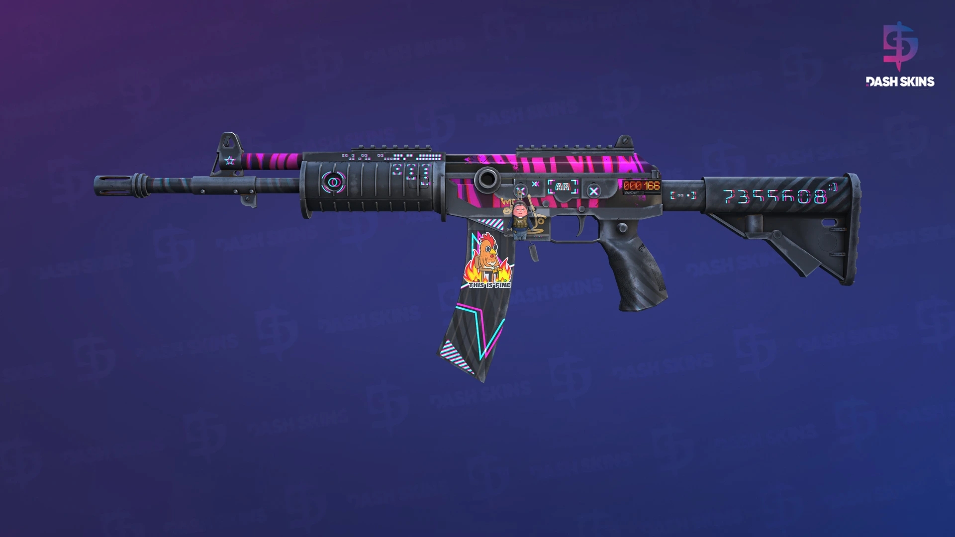 StatTrak™ Galil AR | Chromatic Aberration (Field-Tested) Screenshot Playside
