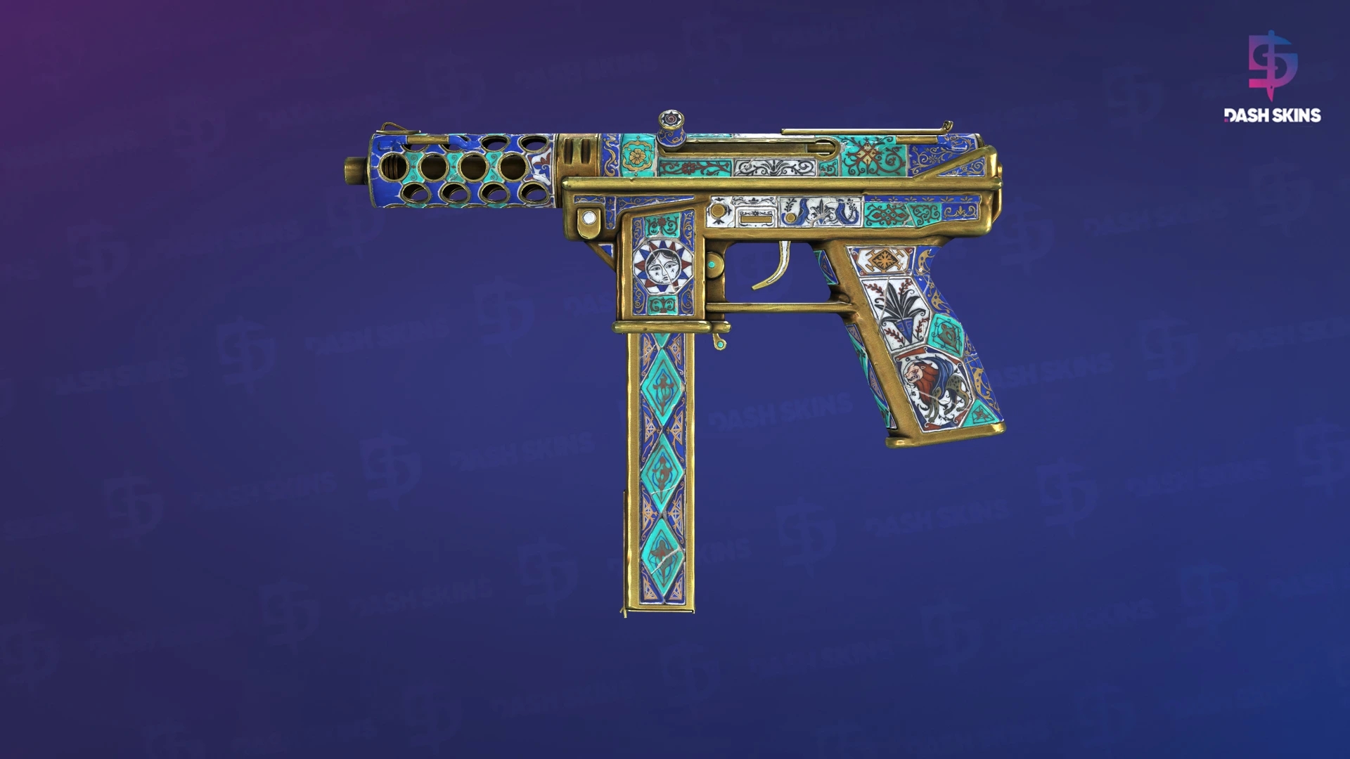 Tec-9 | Sultan (Minimal Wear) Screenshot Playside