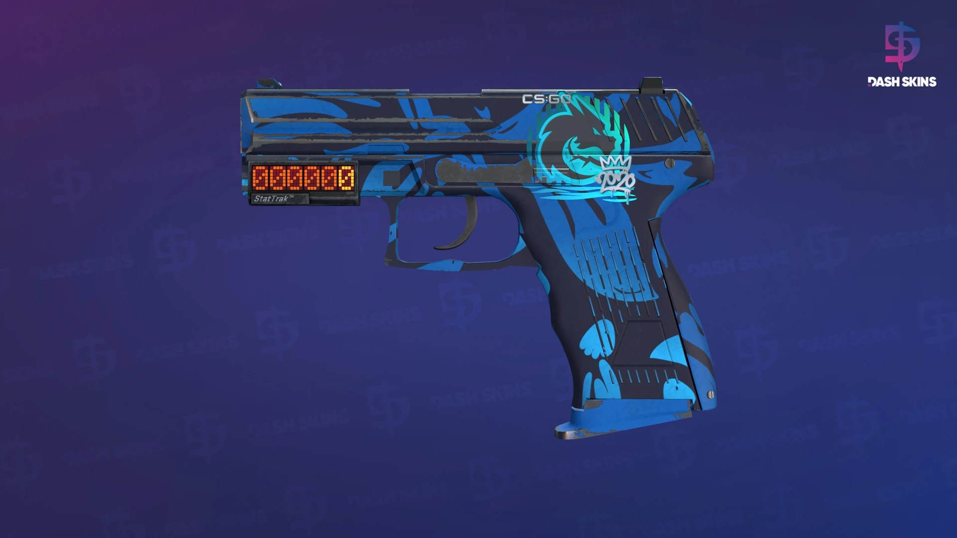 StatTrak™ P2000 | Oceanic (Minimal Wear) Screenshot Playside