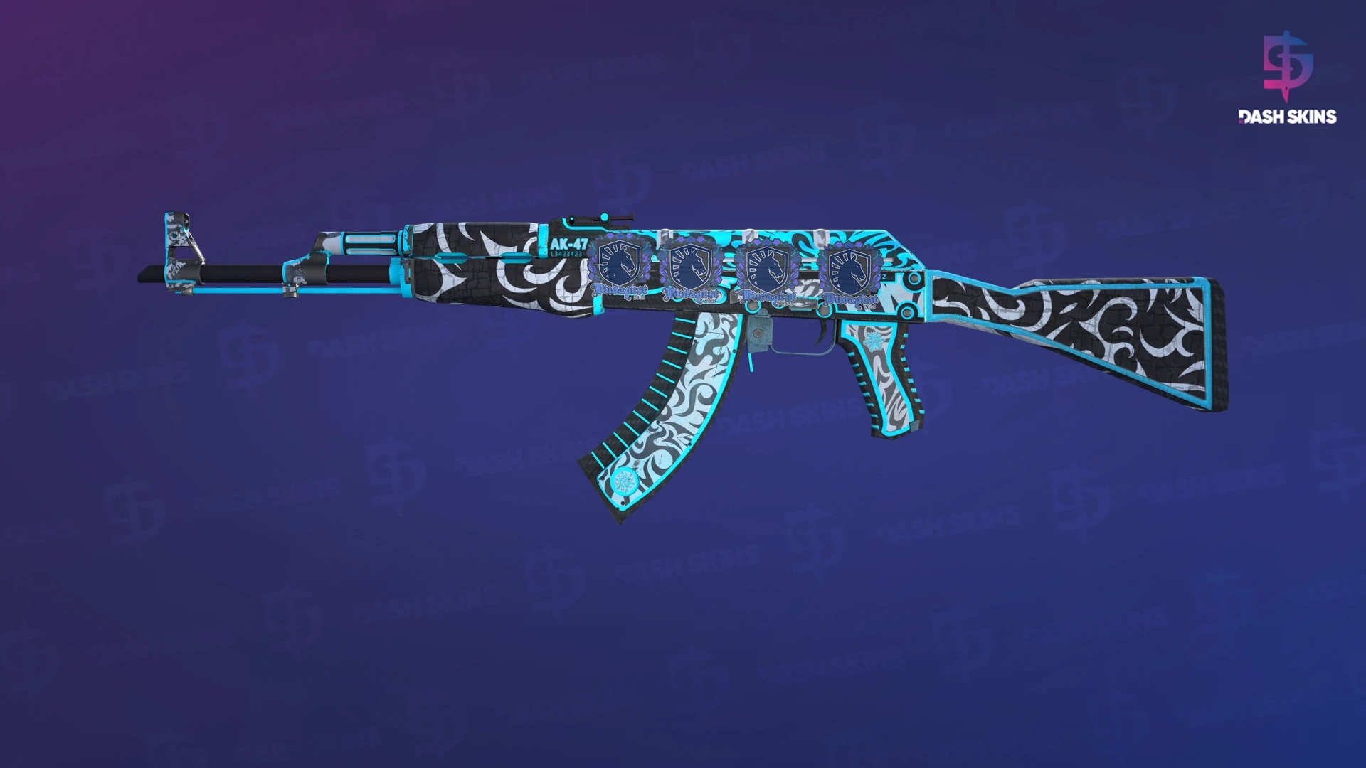 AK-47 | Frontside Misty (Field-Tested) Screenshot Playside