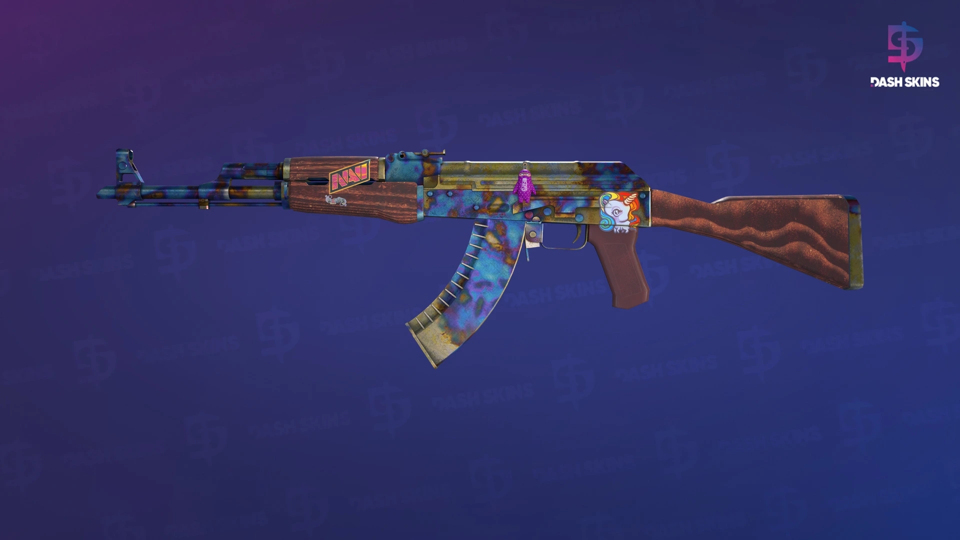 AK-47 | Case Hardened (Battle-Scarred) Screenshot Playside