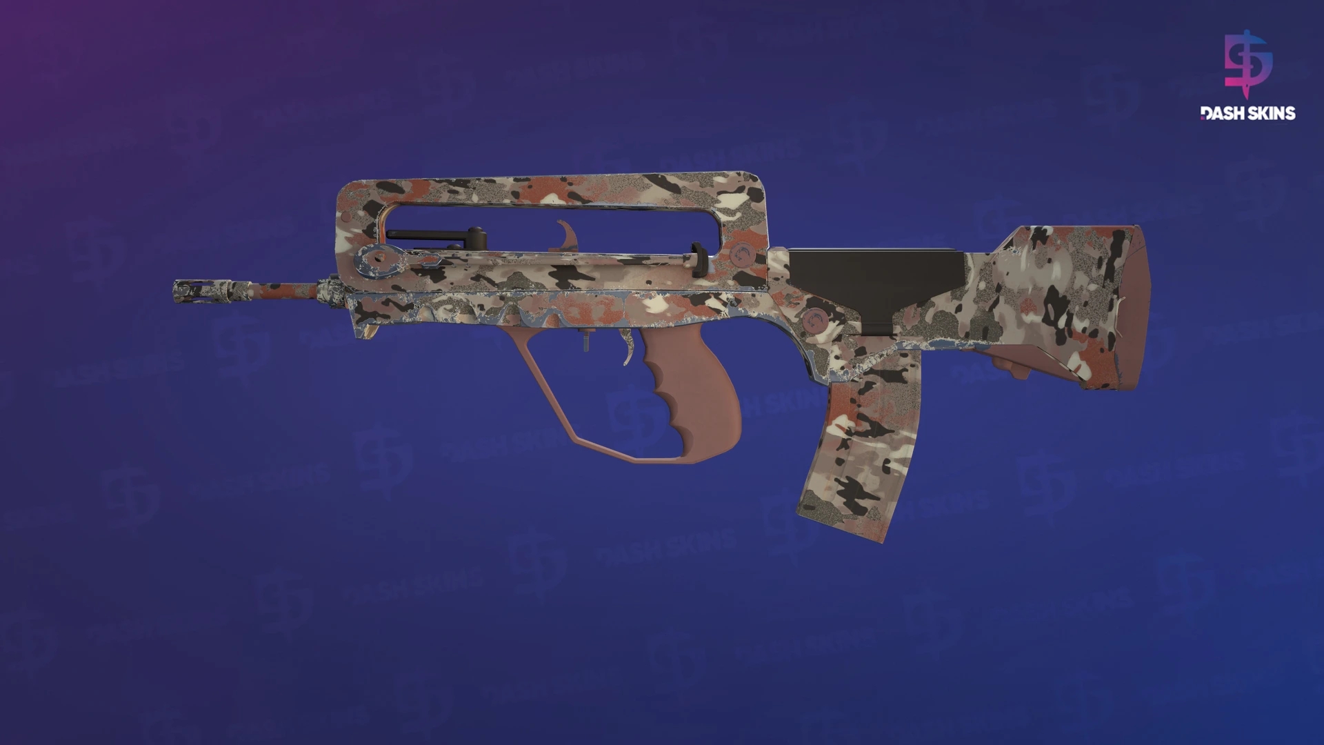 FAMAS | CaliCamo (Factory New) Screenshot Playside