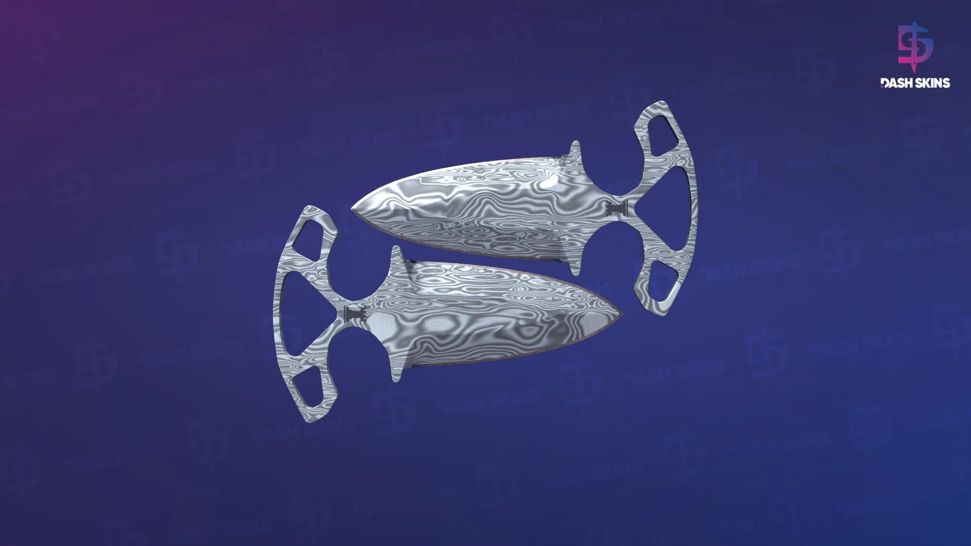 ★ Shadow Daggers | Damascus Steel (Minimal Wear) Screenshot Playside