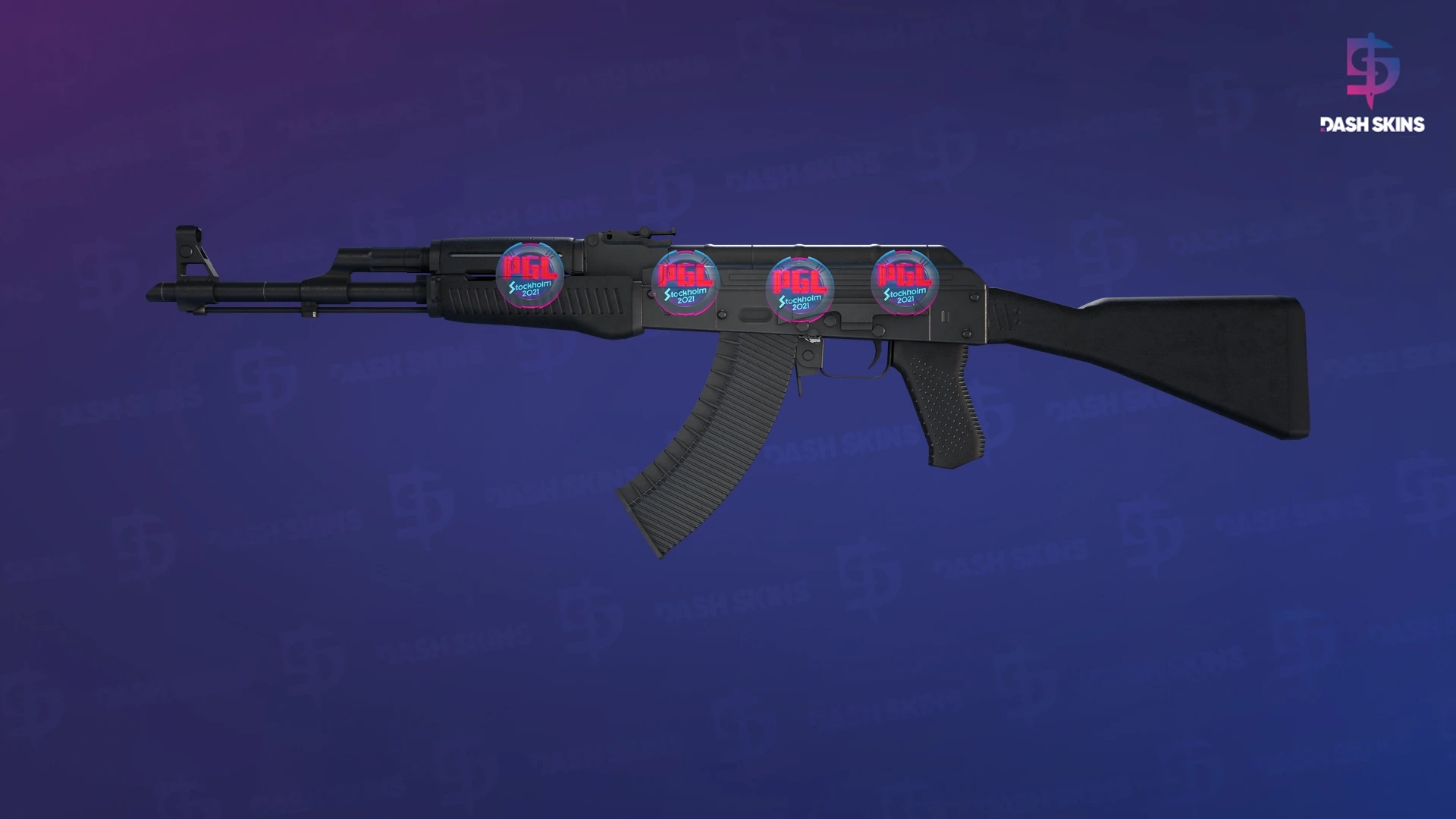 AK-47 | Slate (Well-Worn) Screenshot Playside