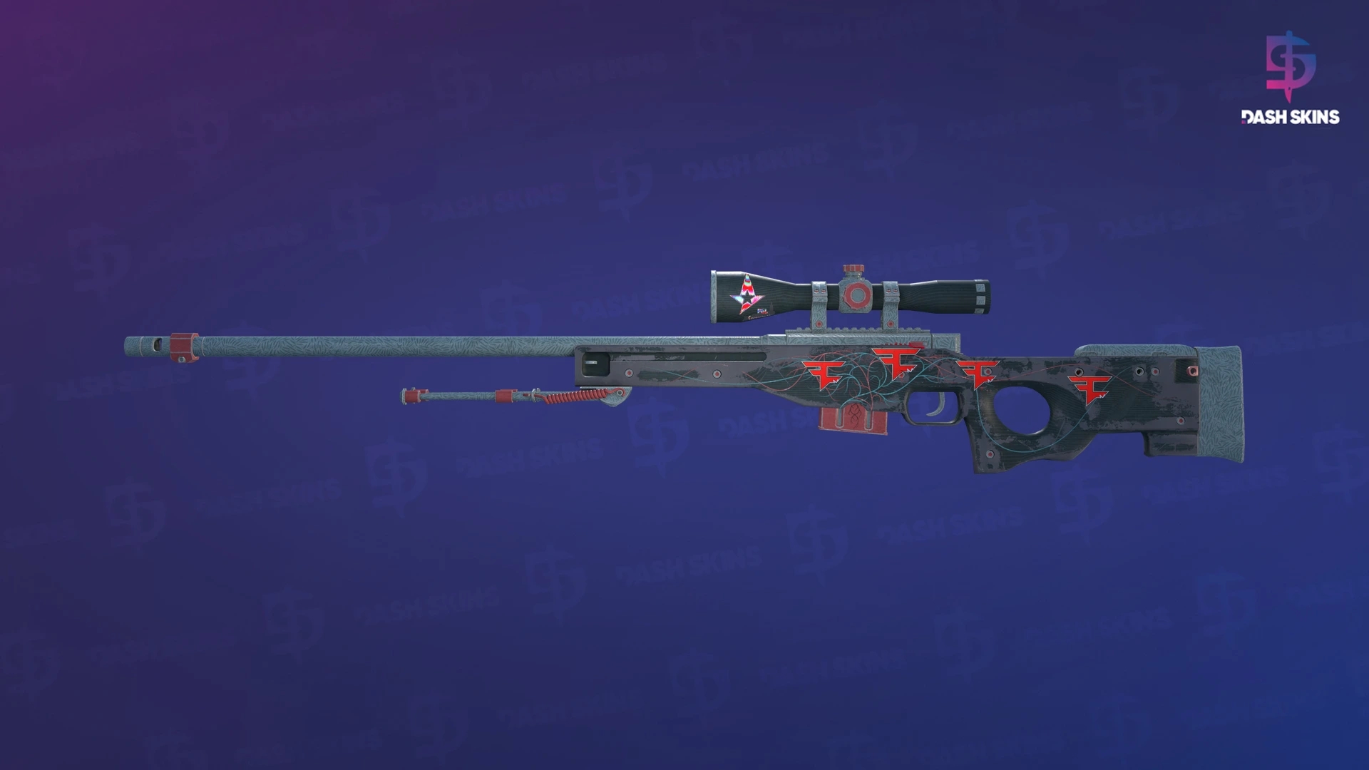 AWP | Capillary (Battle-Scarred) Screenshot Playside