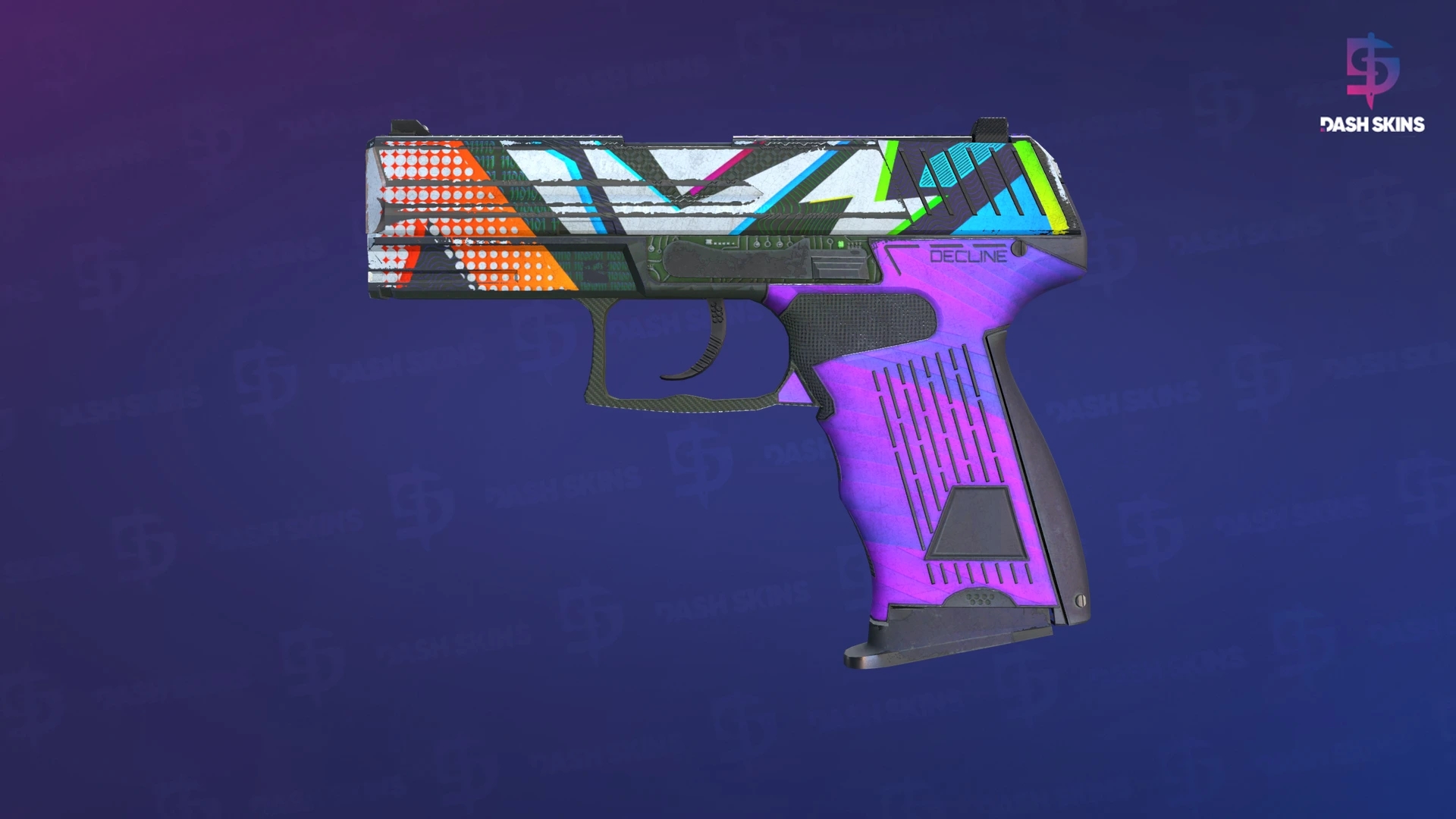 P2000 | Wicked Sick (Well-Worn) Screenshot Playside