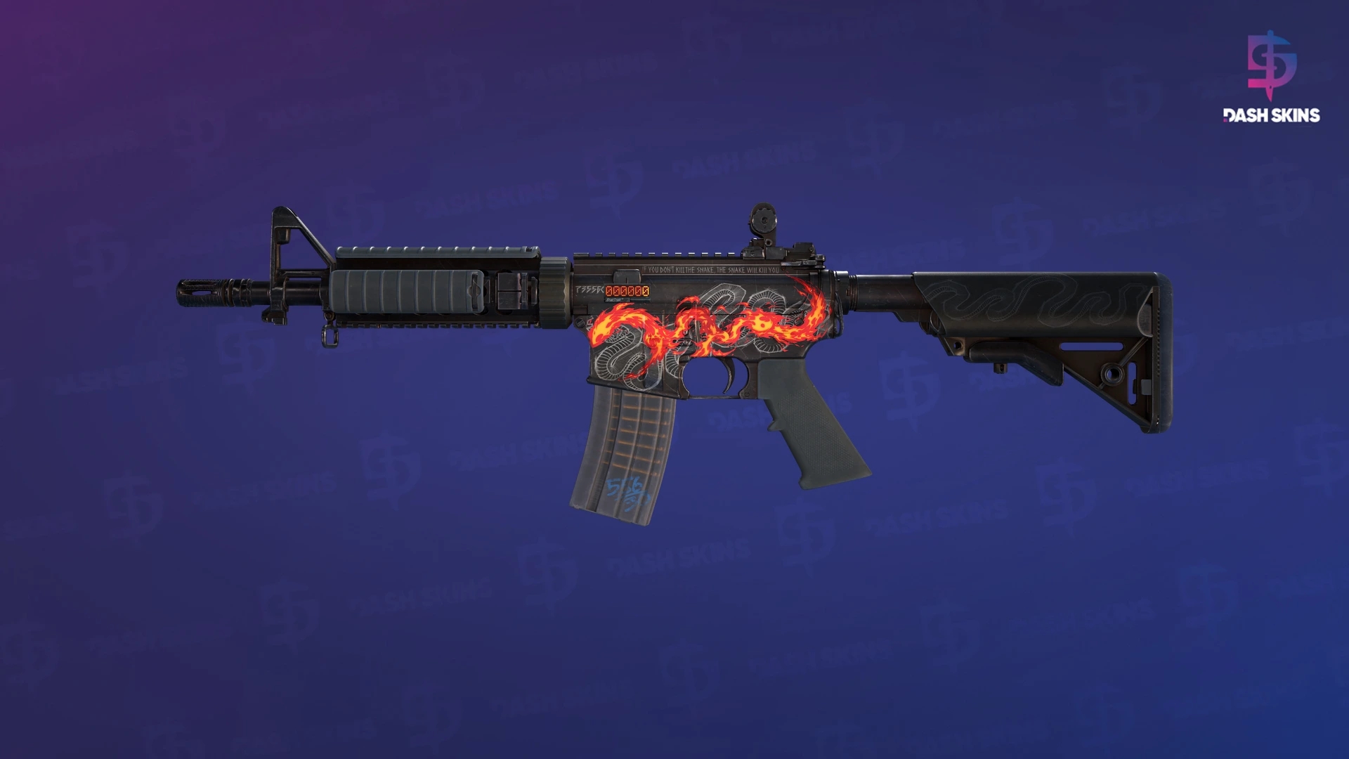 StatTrak™ M4A4 | Etch Lord (Field-Tested) Screenshot Playside