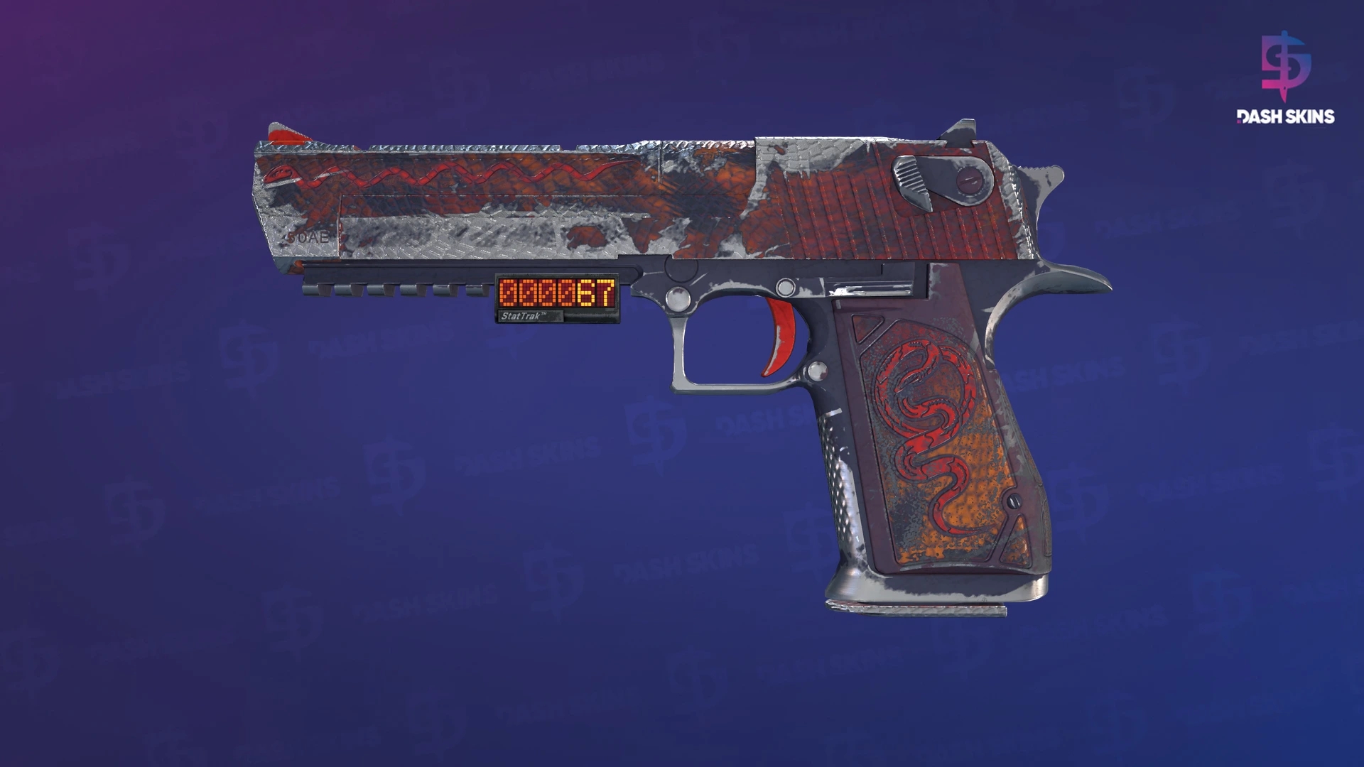 StatTrak™ Desert Eagle | Serpent Strike (Well-Worn) Screenshot Playside