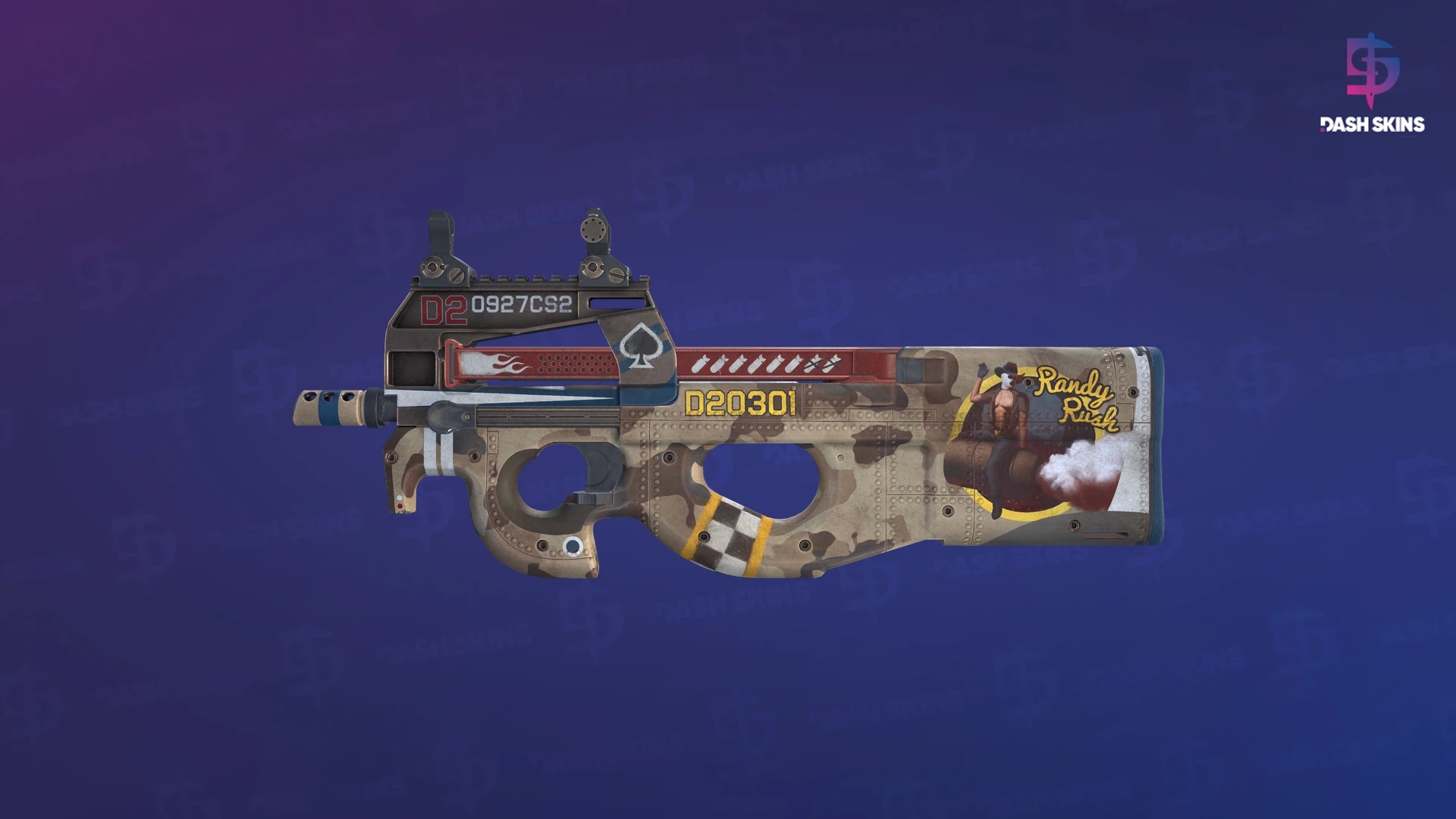 P90 | Randy Rush (Field-Tested) Screenshot Playside