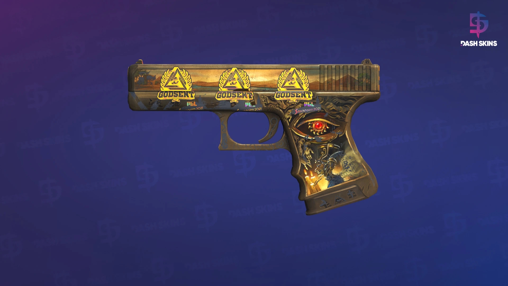 Glock-18 | Ramese's Reach (Field-Tested) Screenshot Playside