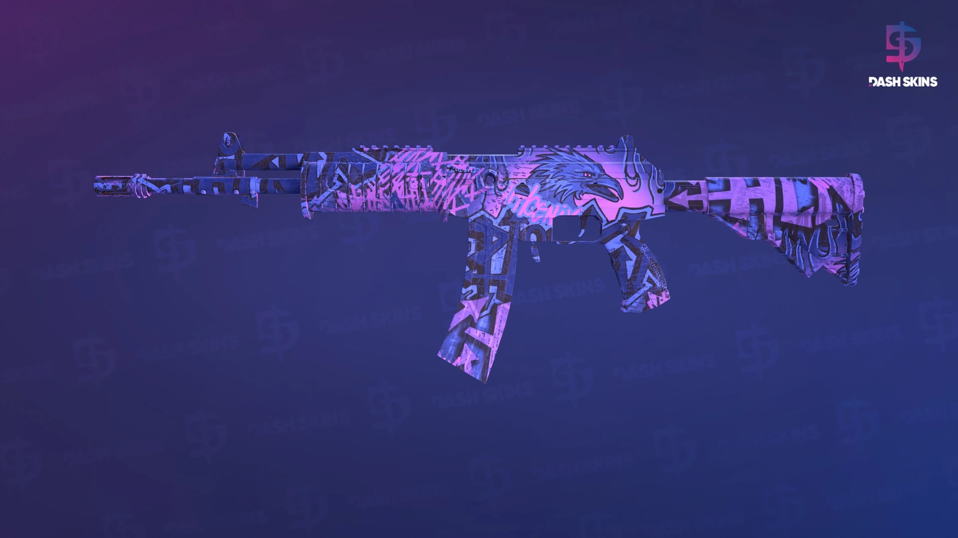 Galil AR | Phoenix Blacklight (Factory New) Screenshot Playside