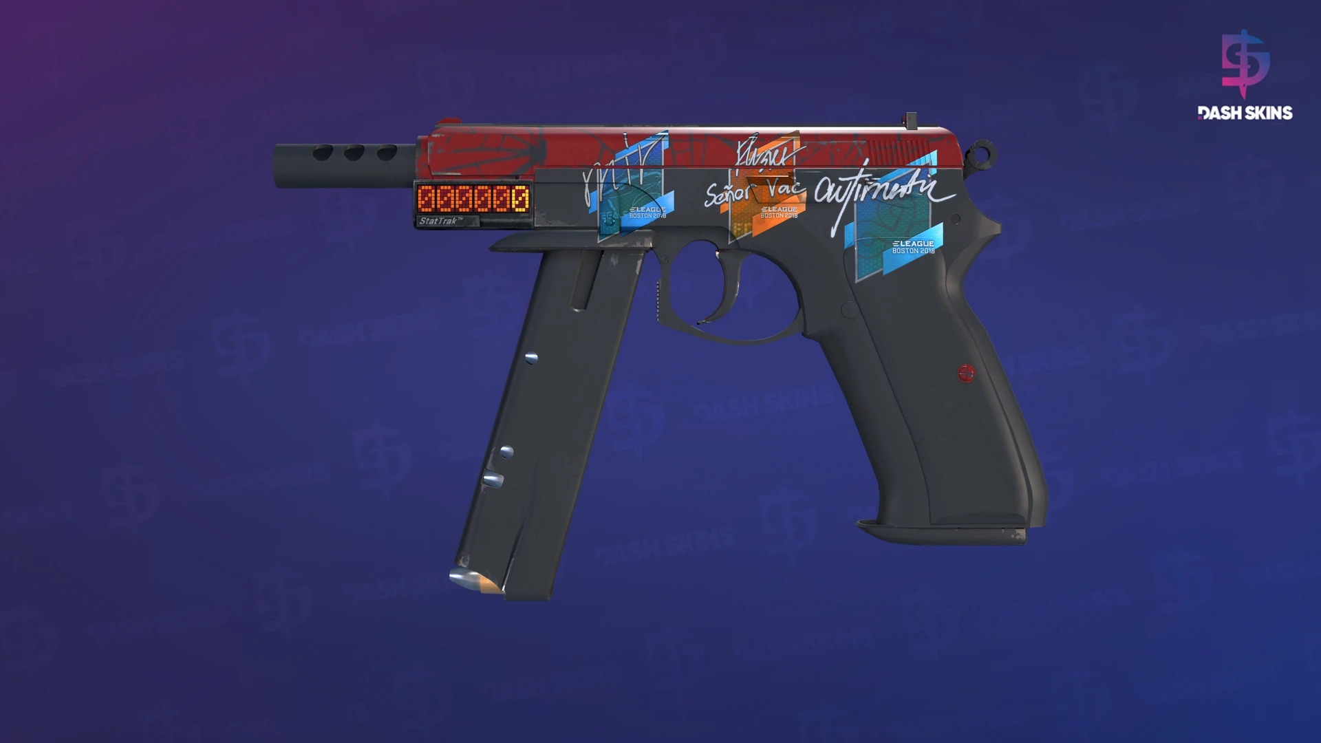 StatTrak™ CZ75-Auto | Crimson Web (Field-Tested) Screenshot Playside