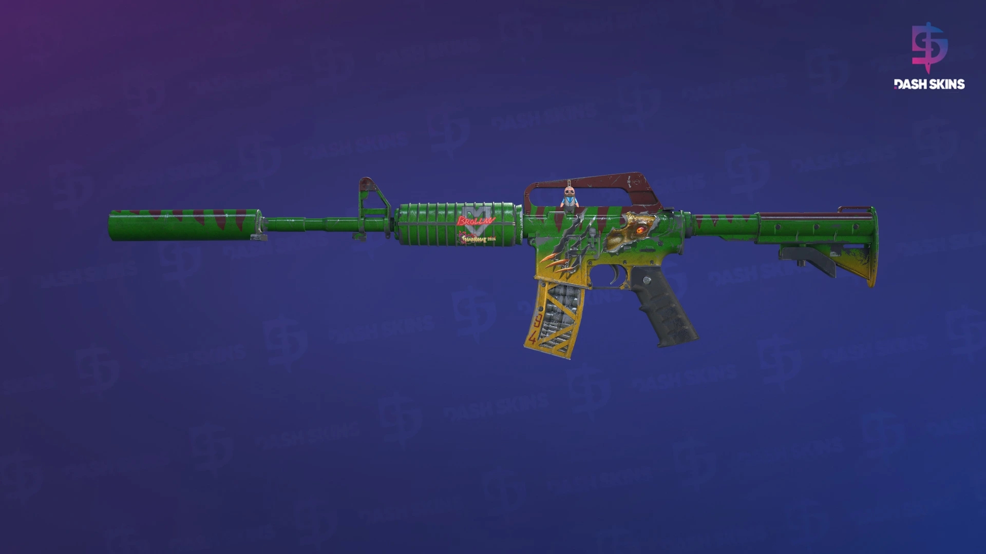M4A1-S | Emphorosaur-S (Battle-Scarred) Screenshot Playside