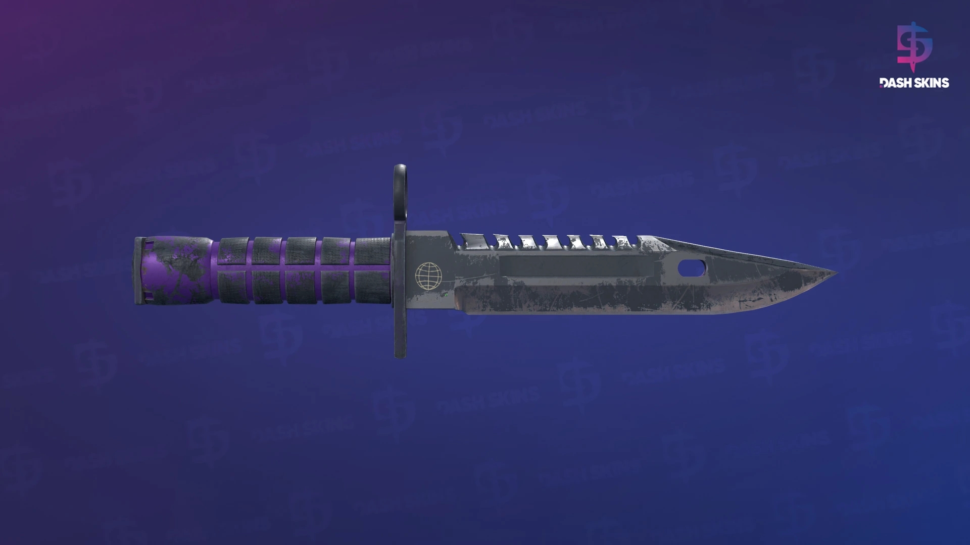 ★ M9 Bayonet | Ultraviolet (Battle-Scarred) Screenshot Playside