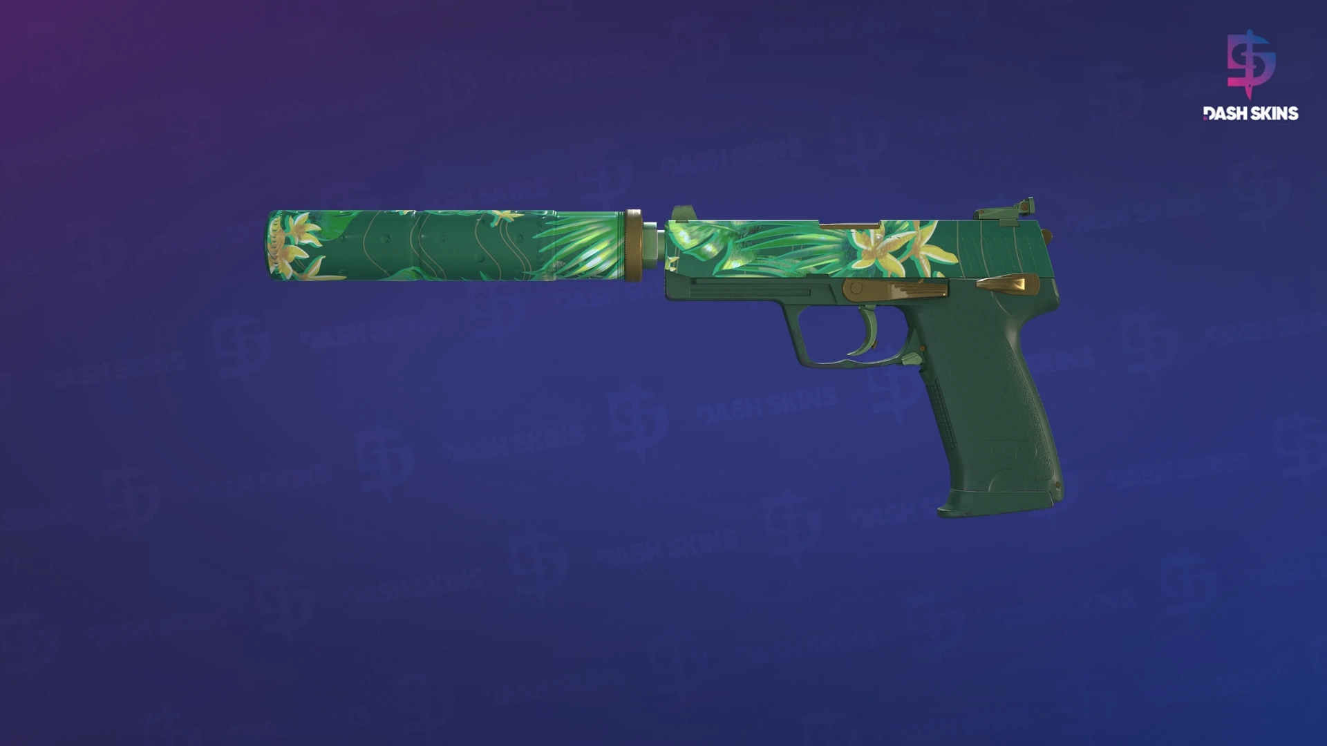 USP-S | Tropical Breeze (Minimal Wear) Screenshot Playside