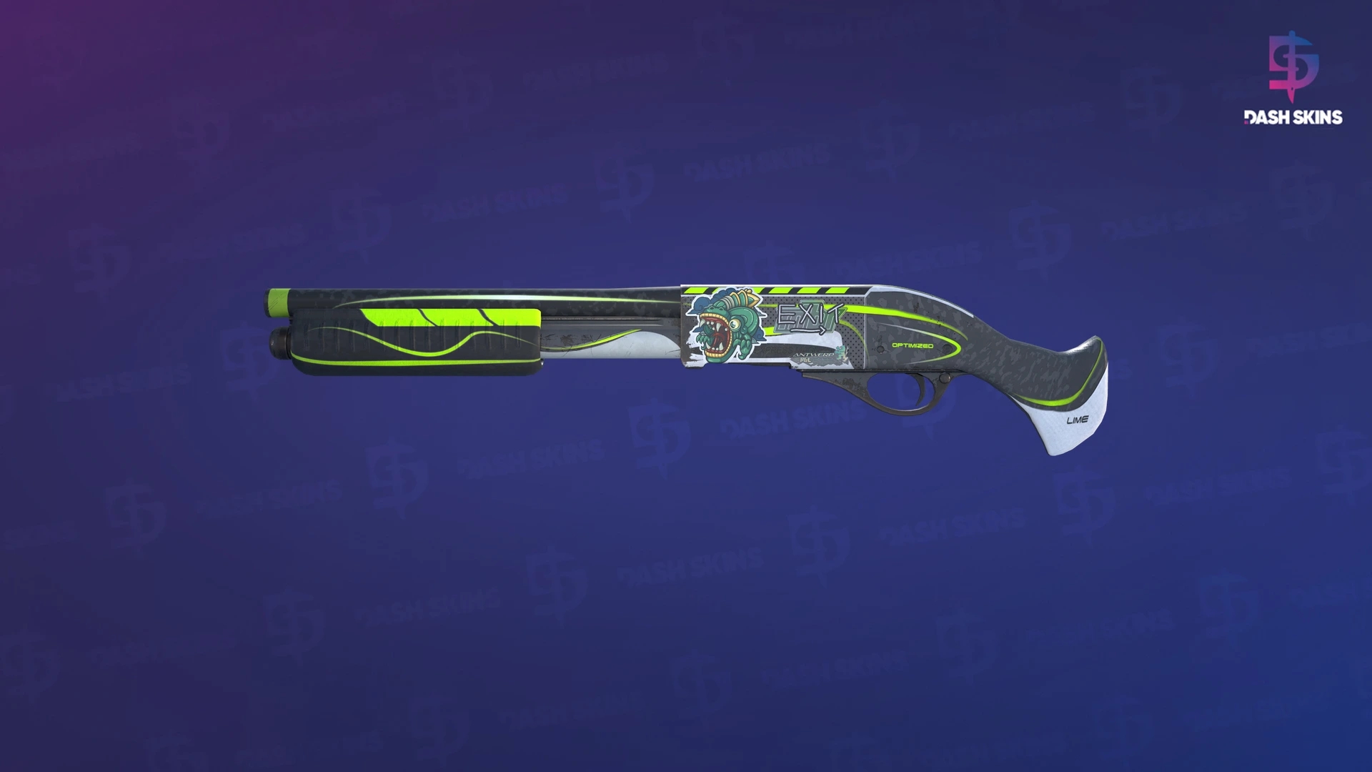 Sawed-Off | Limelight (Field-Tested) Screenshot Playside